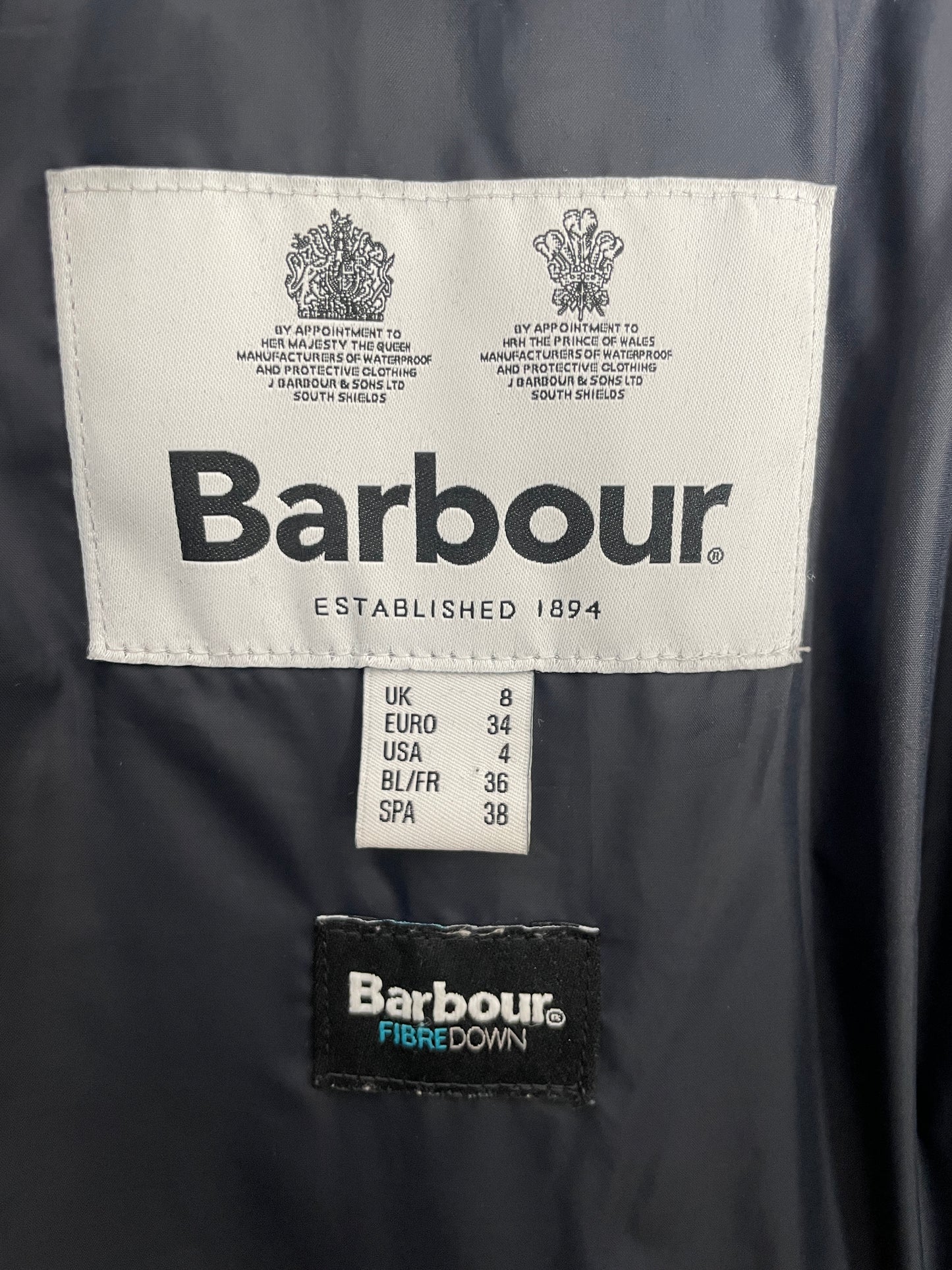 Barbour Midhurst Quilted Jacket Size 10