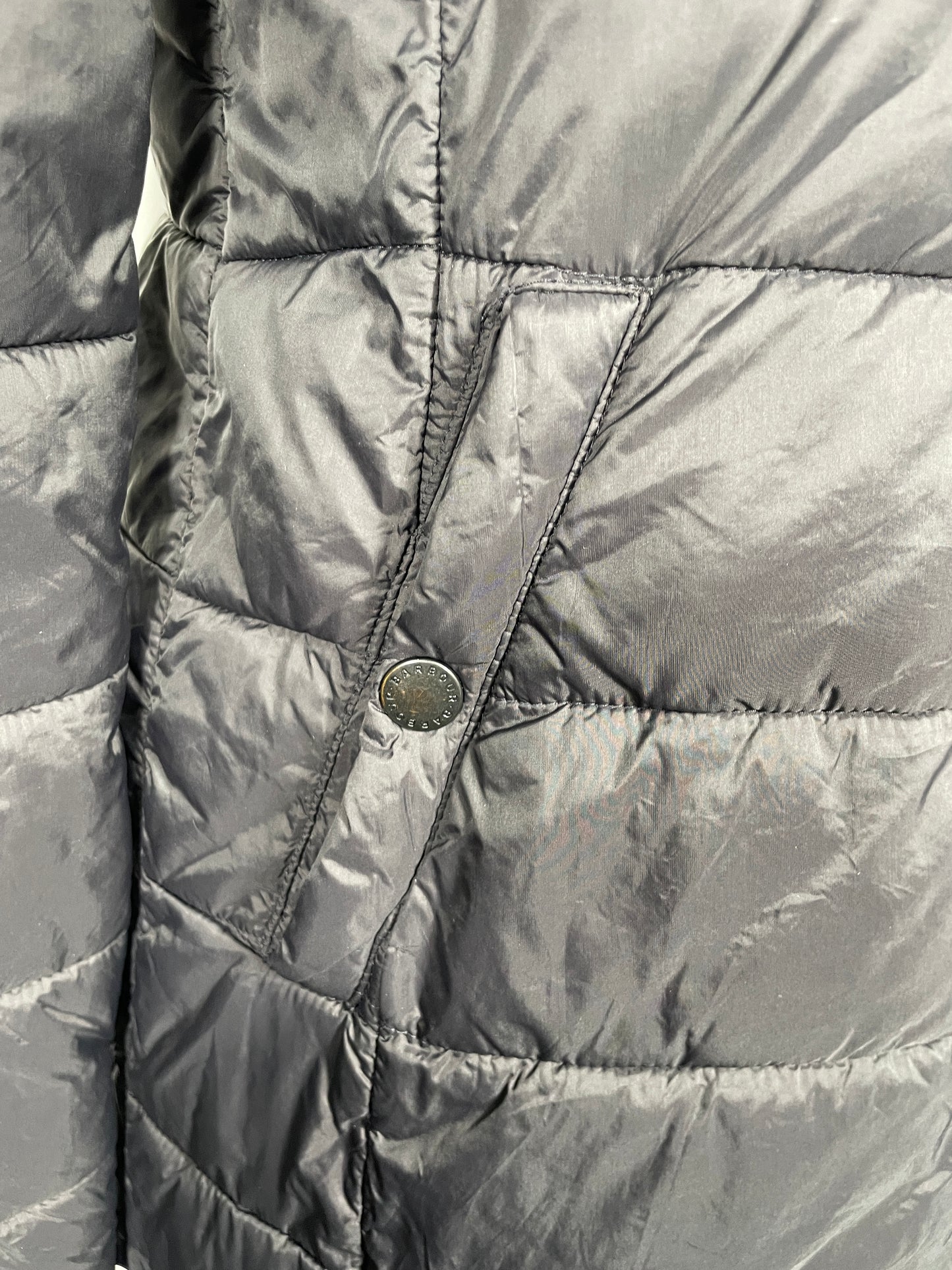 Barbour Housesteads Quilt Coat Size 12