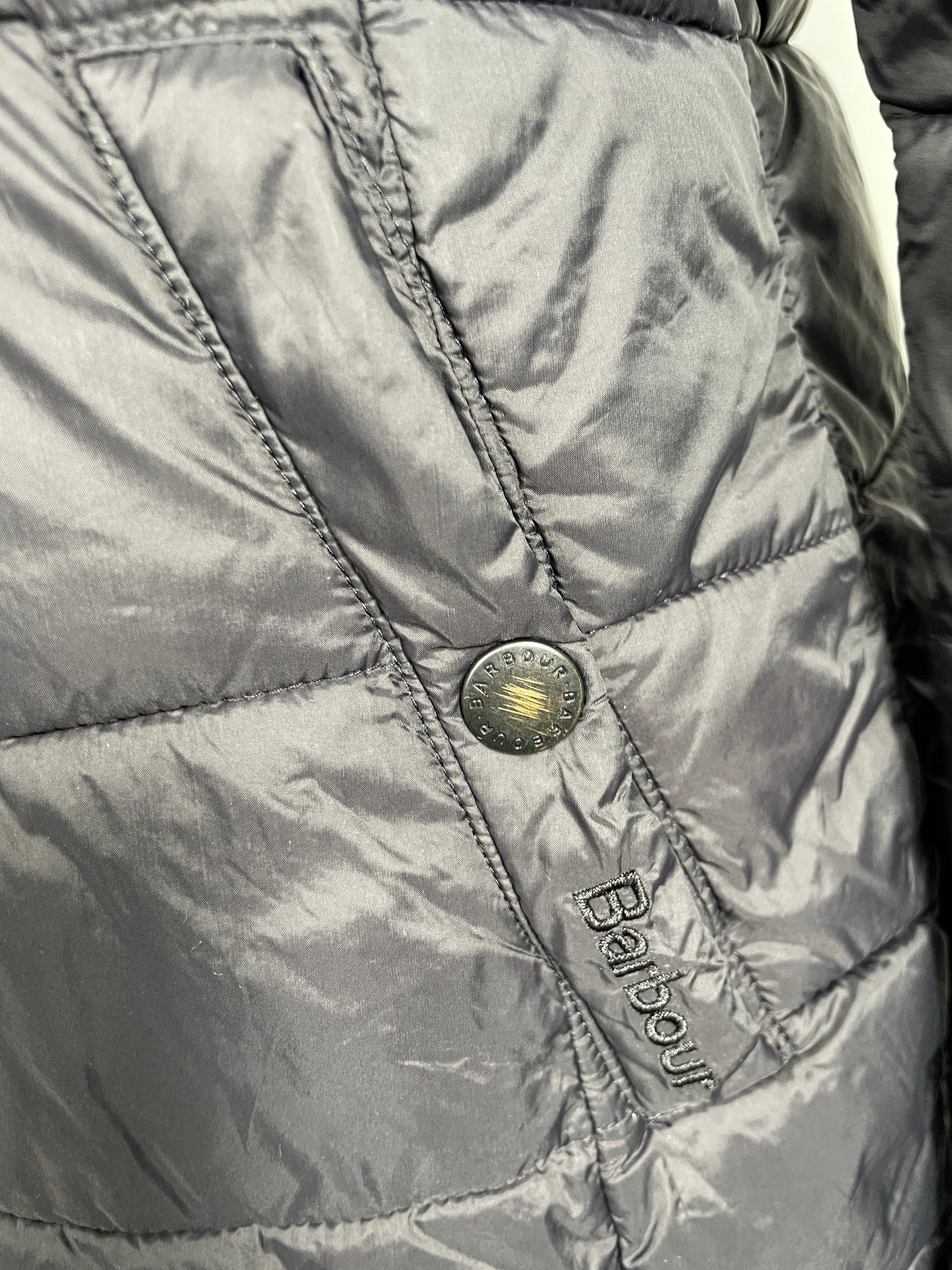 Barbour Housesteads Quilt Coat Size 12