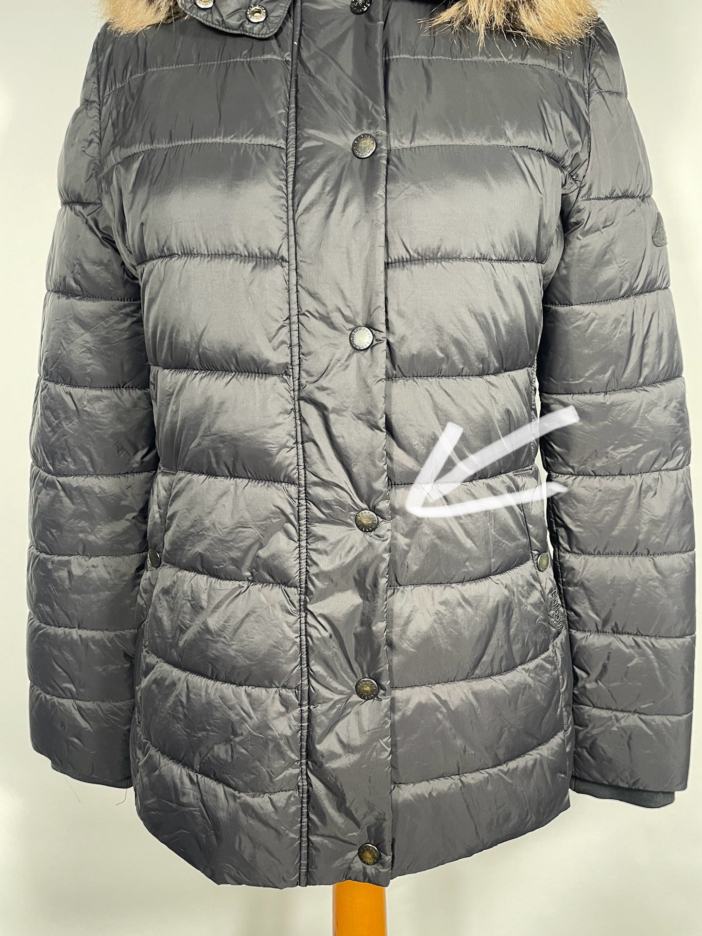 Barbour Housesteads Quilt Coat Size 12