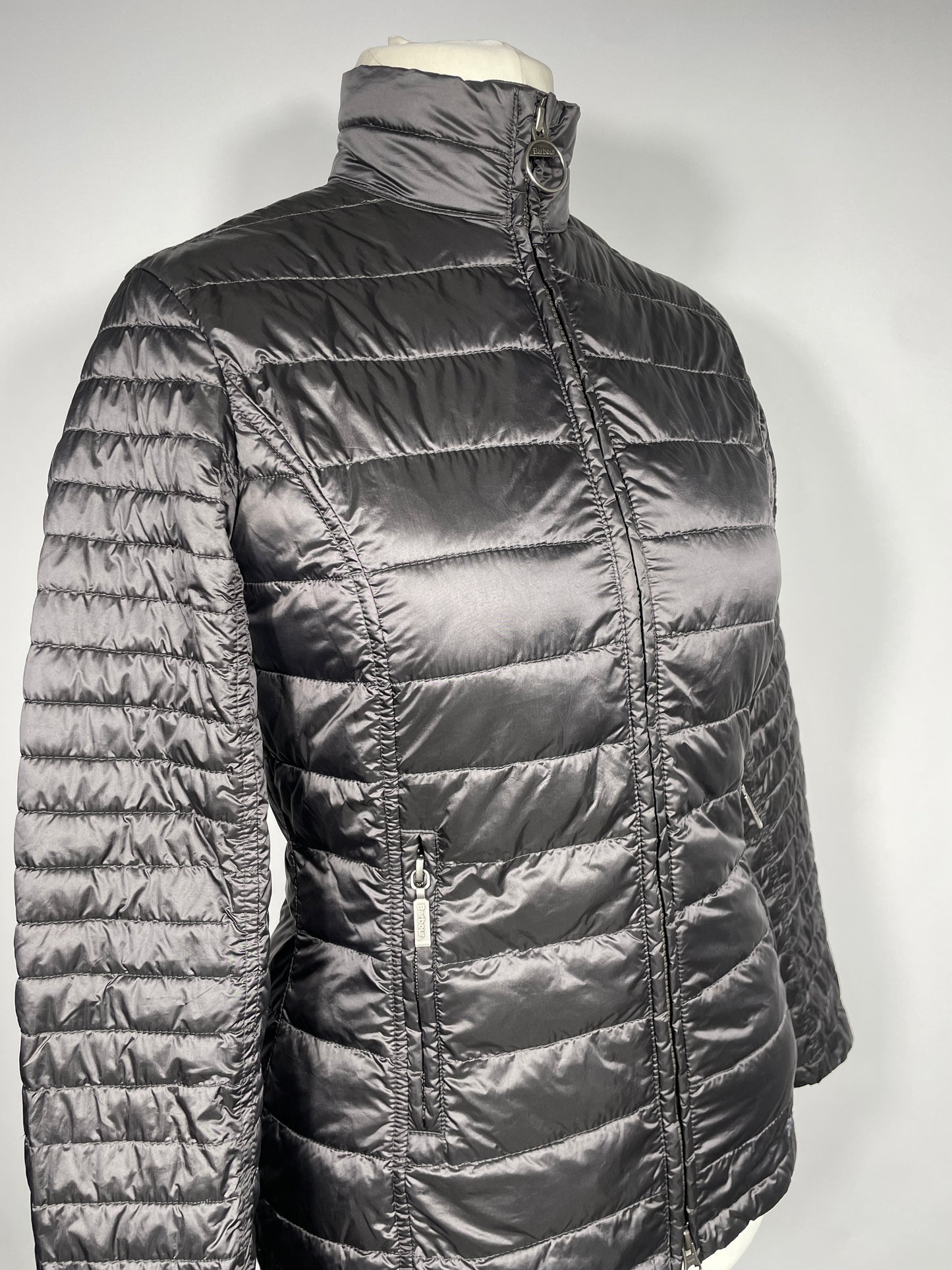 Barbour Lightweight Clyde Quilted Jacket Size 10