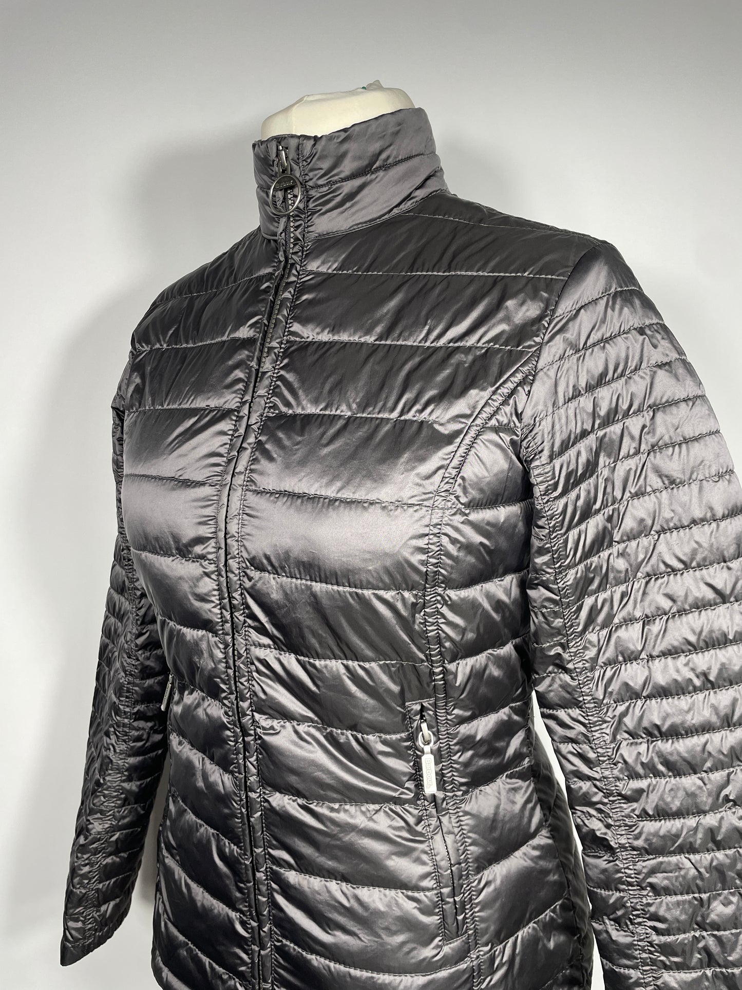 Barbour Lightweight Clyde Quilted Jacket Size 10