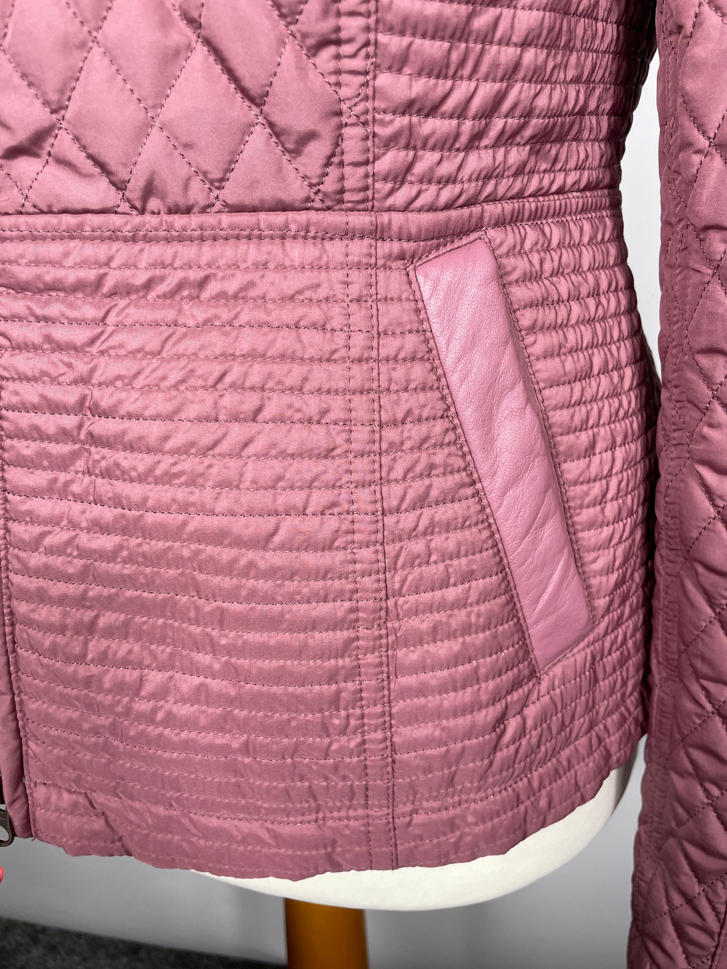 Barbour International Folco Quilt Jacket Size 16