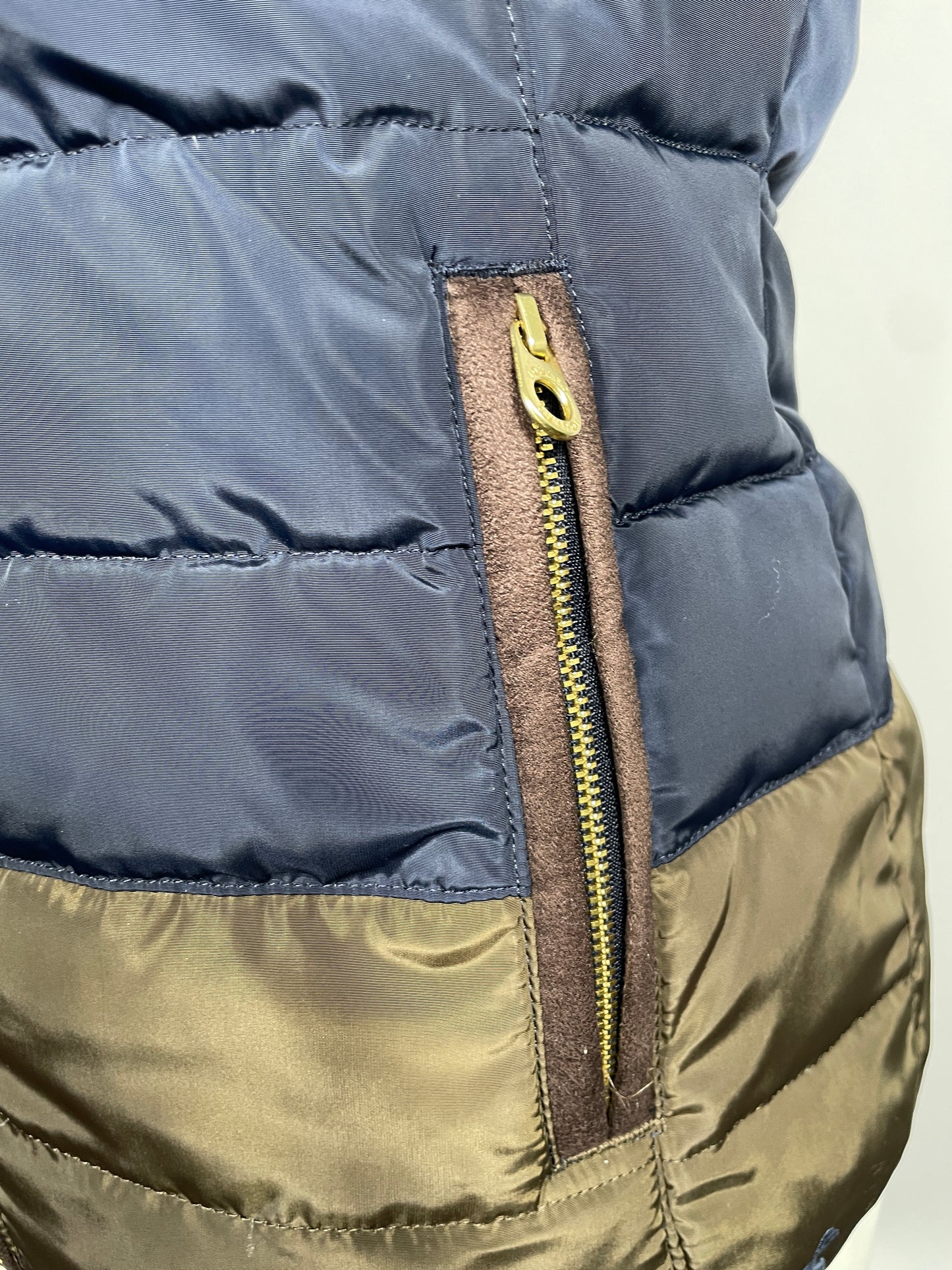 Joules Gilet Blue & Brown Size 10