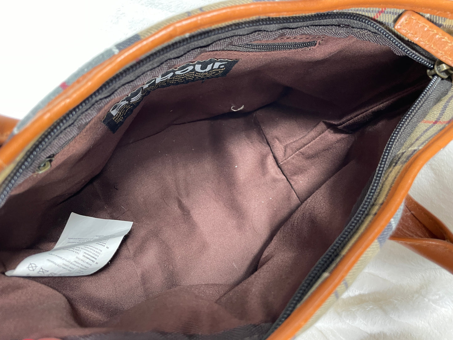 Barbour Tartan Bag