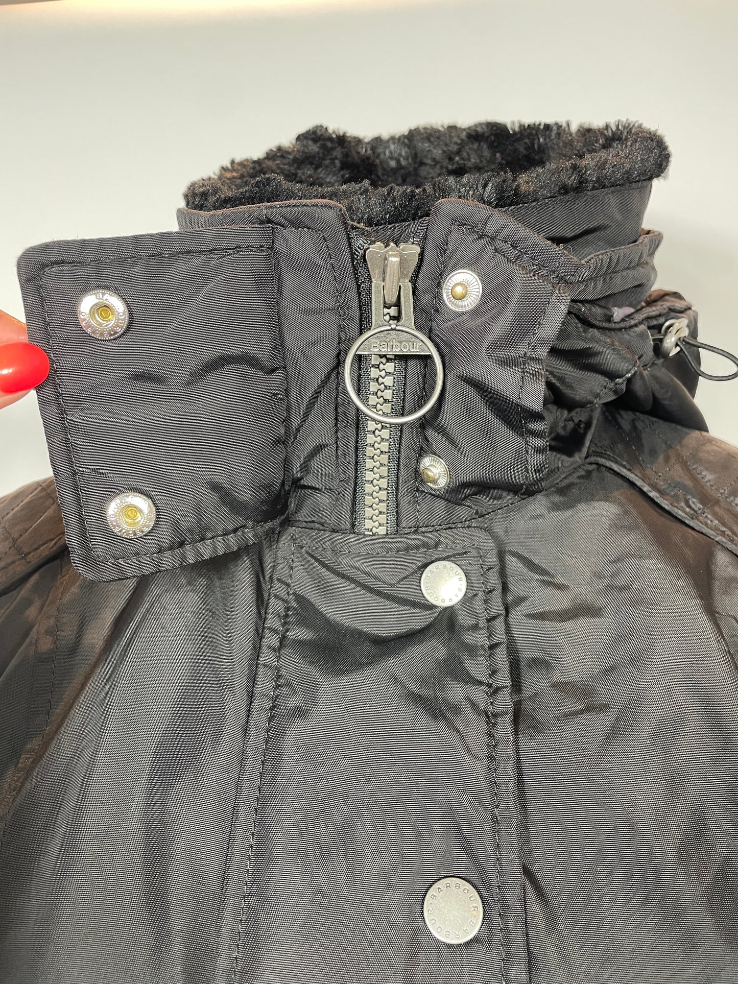 Barbour International Outlaw Parka Style Waterproof Jacket