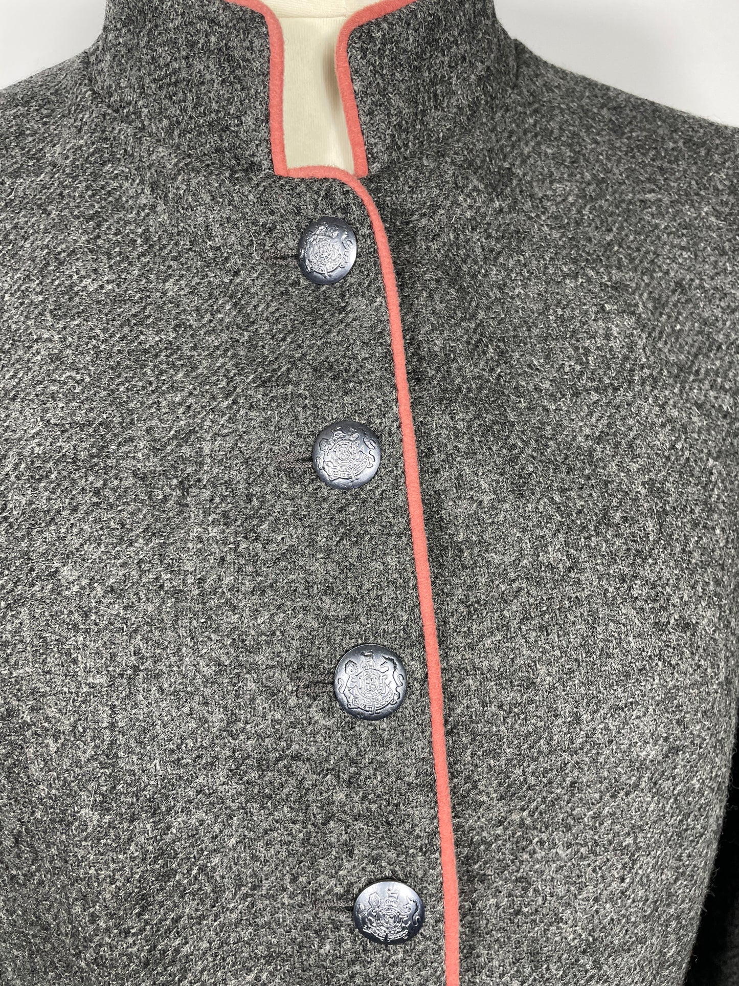Shetland Moon Long Tweed Jacket Size 14