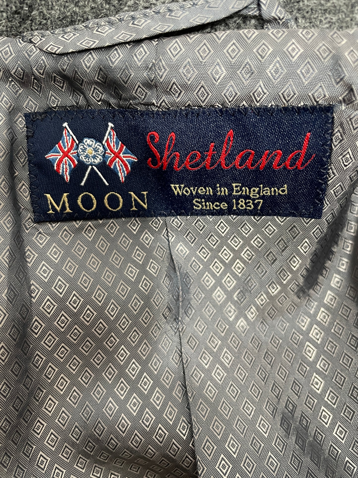 Shetland Moon Long Tweed Jacket Size 14