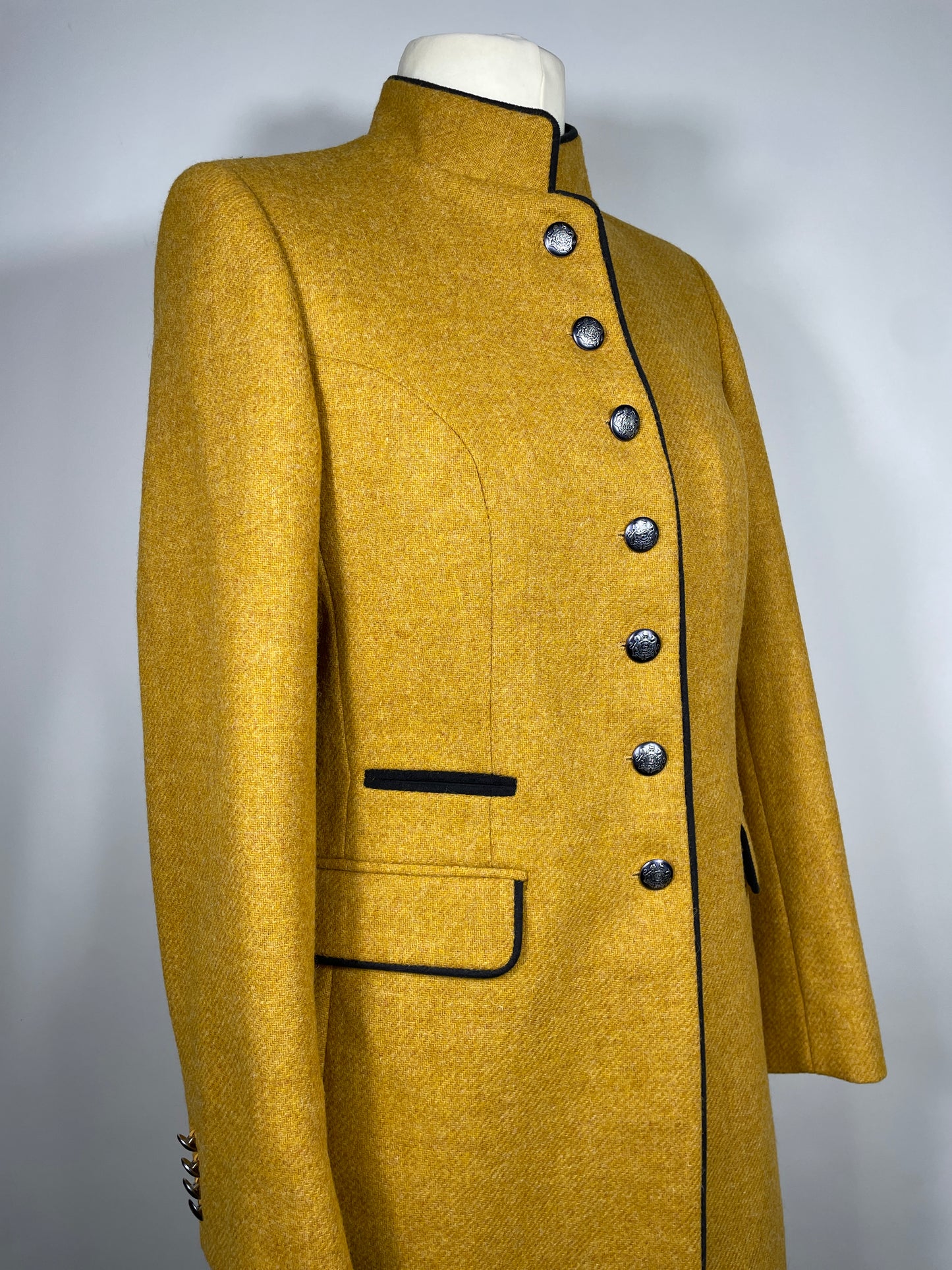 Shetland Moon Tweed Coat Size 14