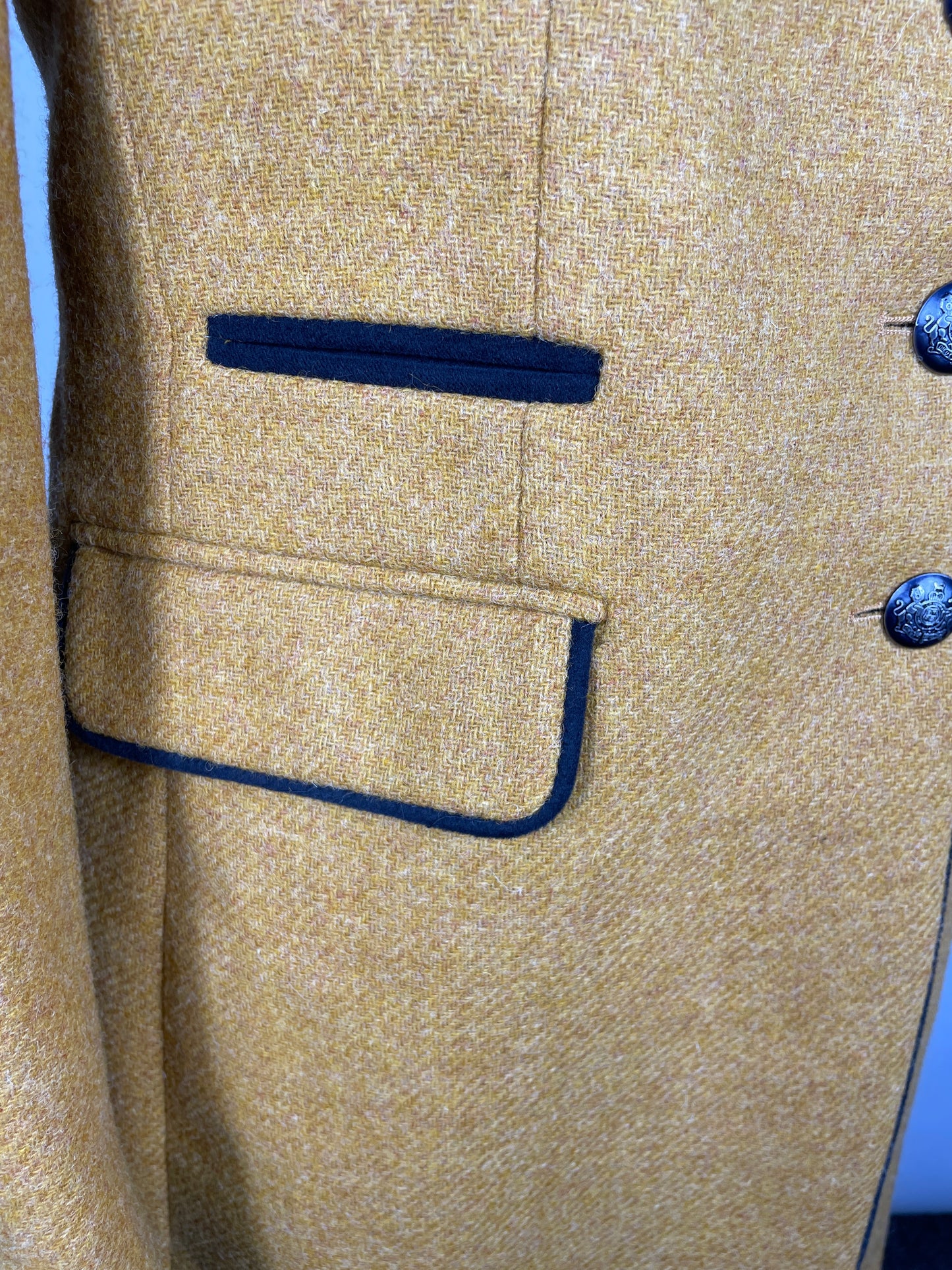 Shetland Moon Tweed Coat Size 14
