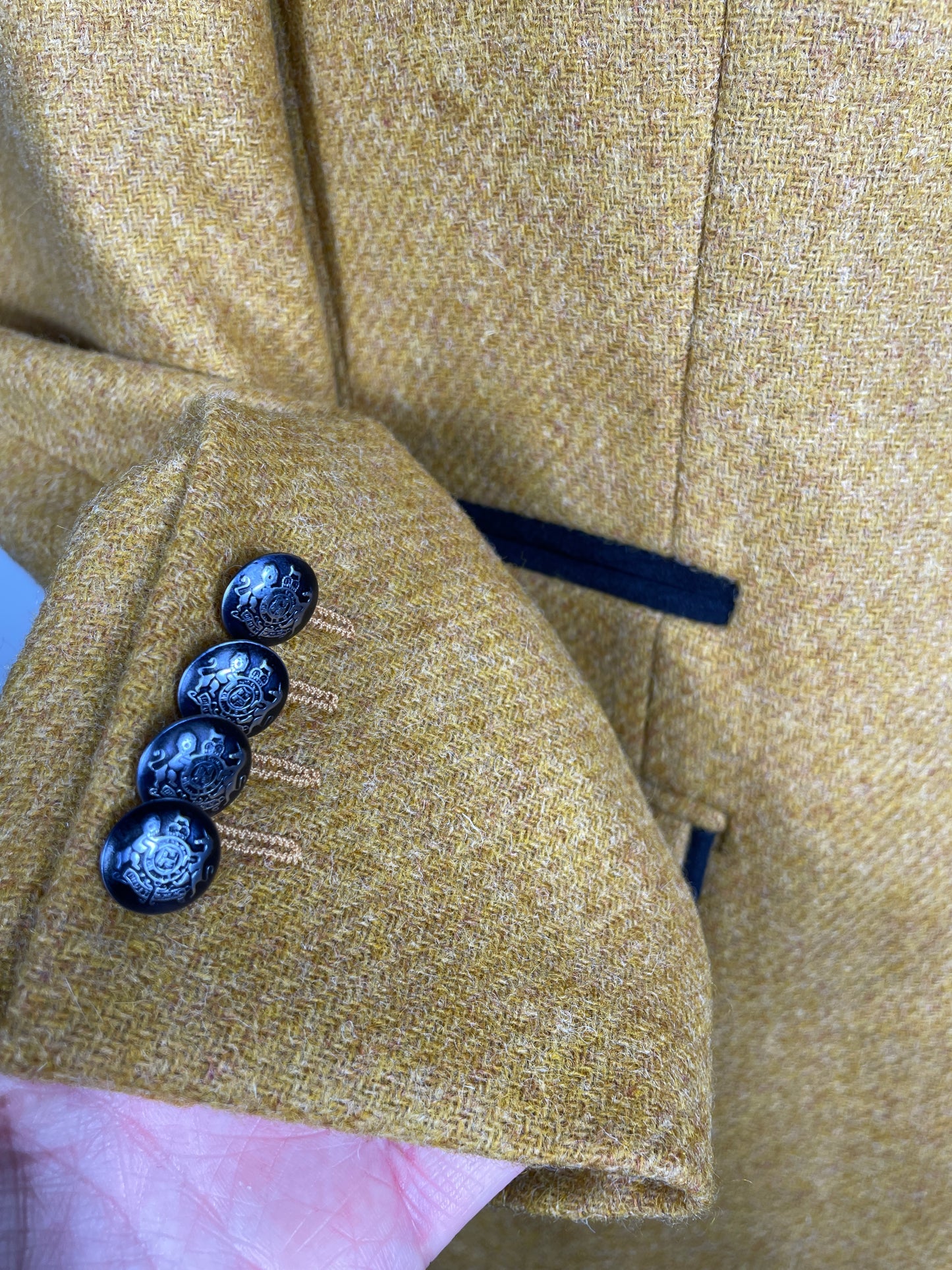 Shetland Moon Tweed Coat Size 14