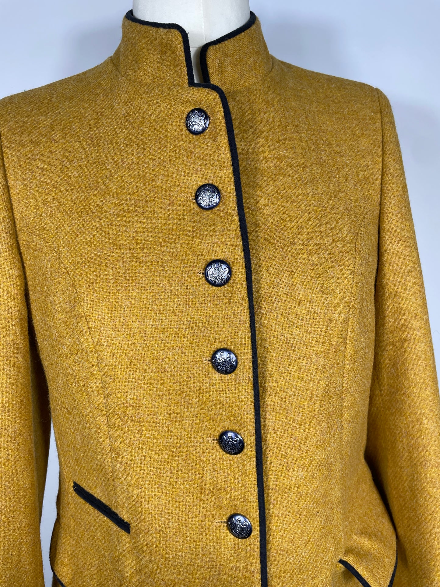 Shetland Moon Tweed Coat Size 14