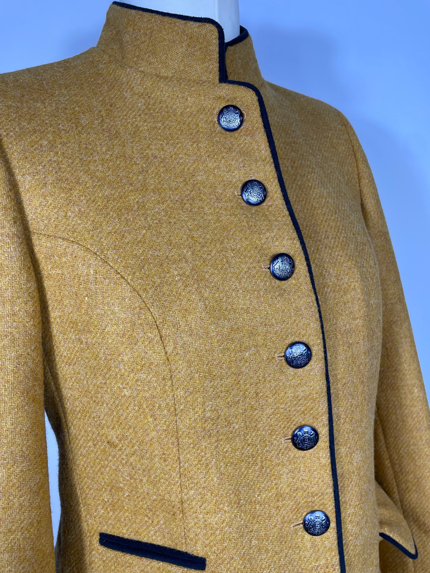 Shetland Moon Tweed Coat Size 14