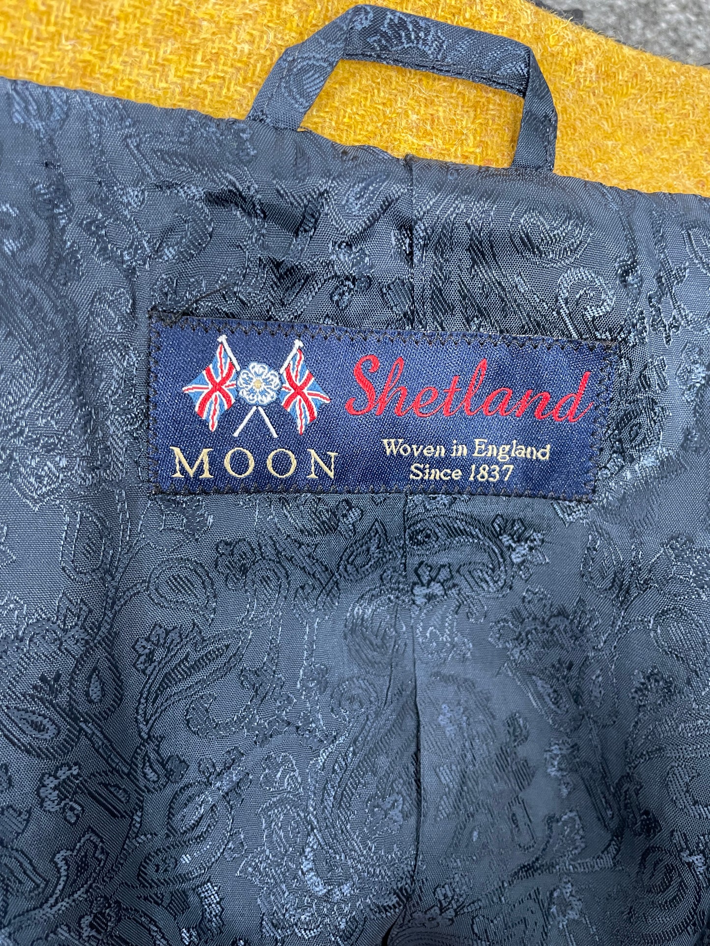Shetland Moon Tweed Coat Size 14