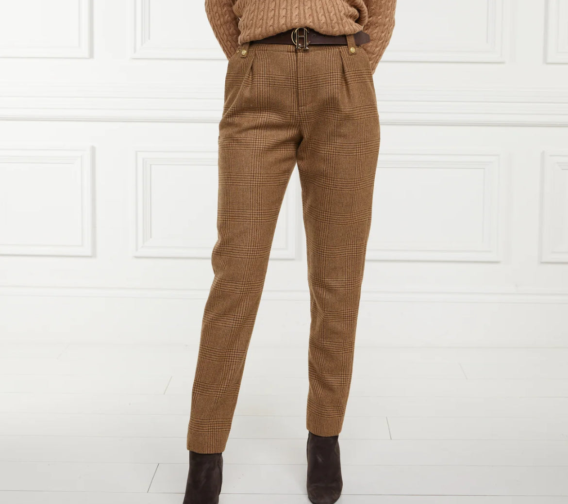 Holland Cooper High Waisted Peg Trousers