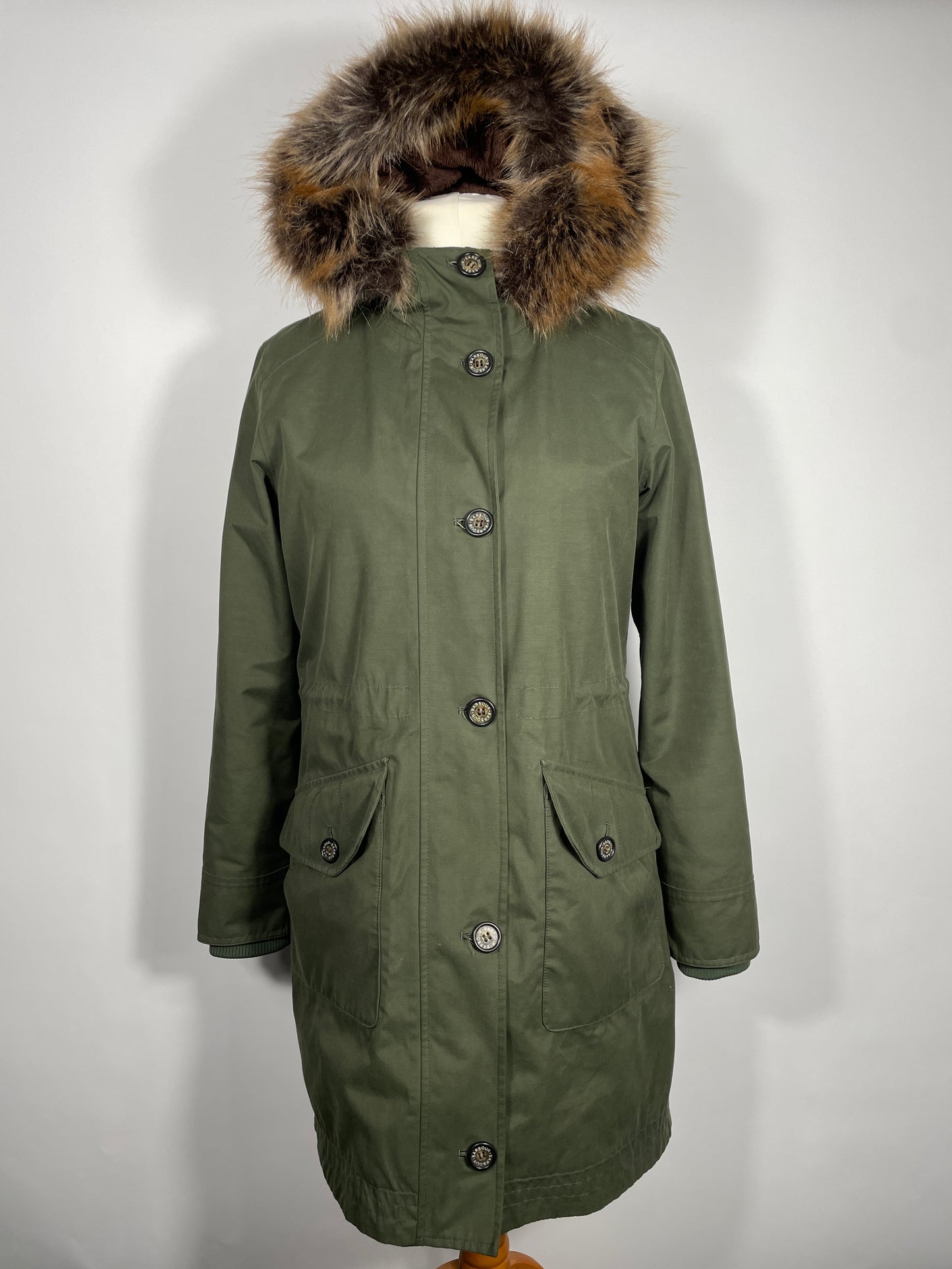 Barbour Waterproof Coat Size 12