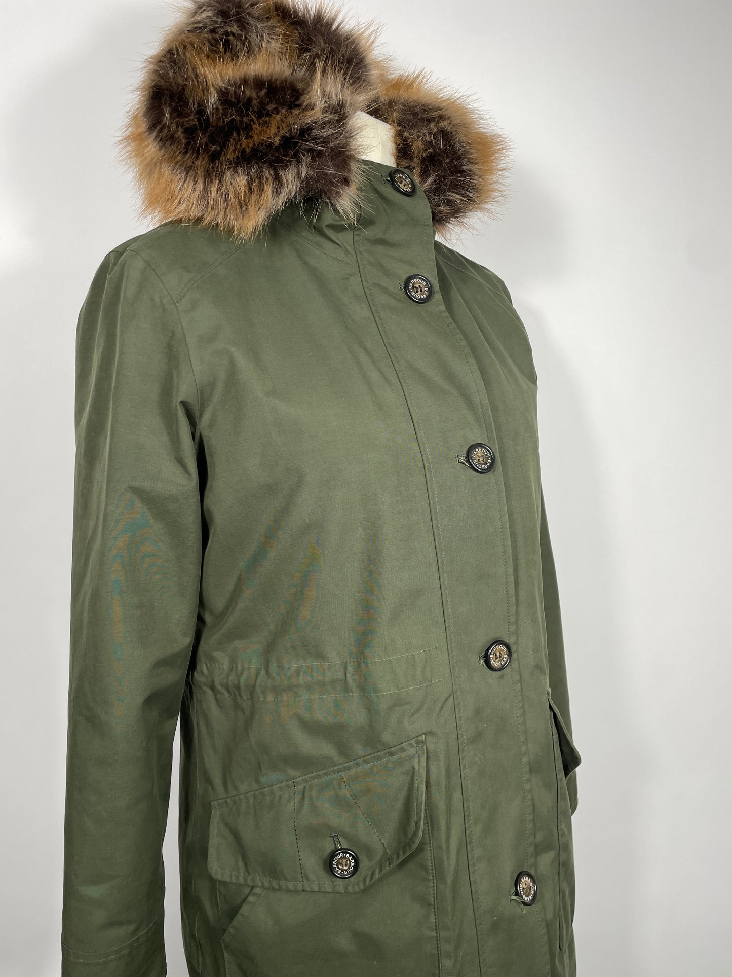 Barbour Waterproof Coat Size 12