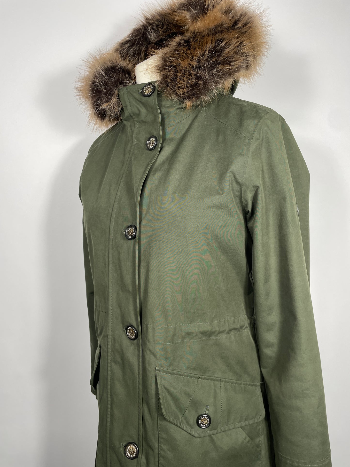 Barbour Waterproof Coat Size 12