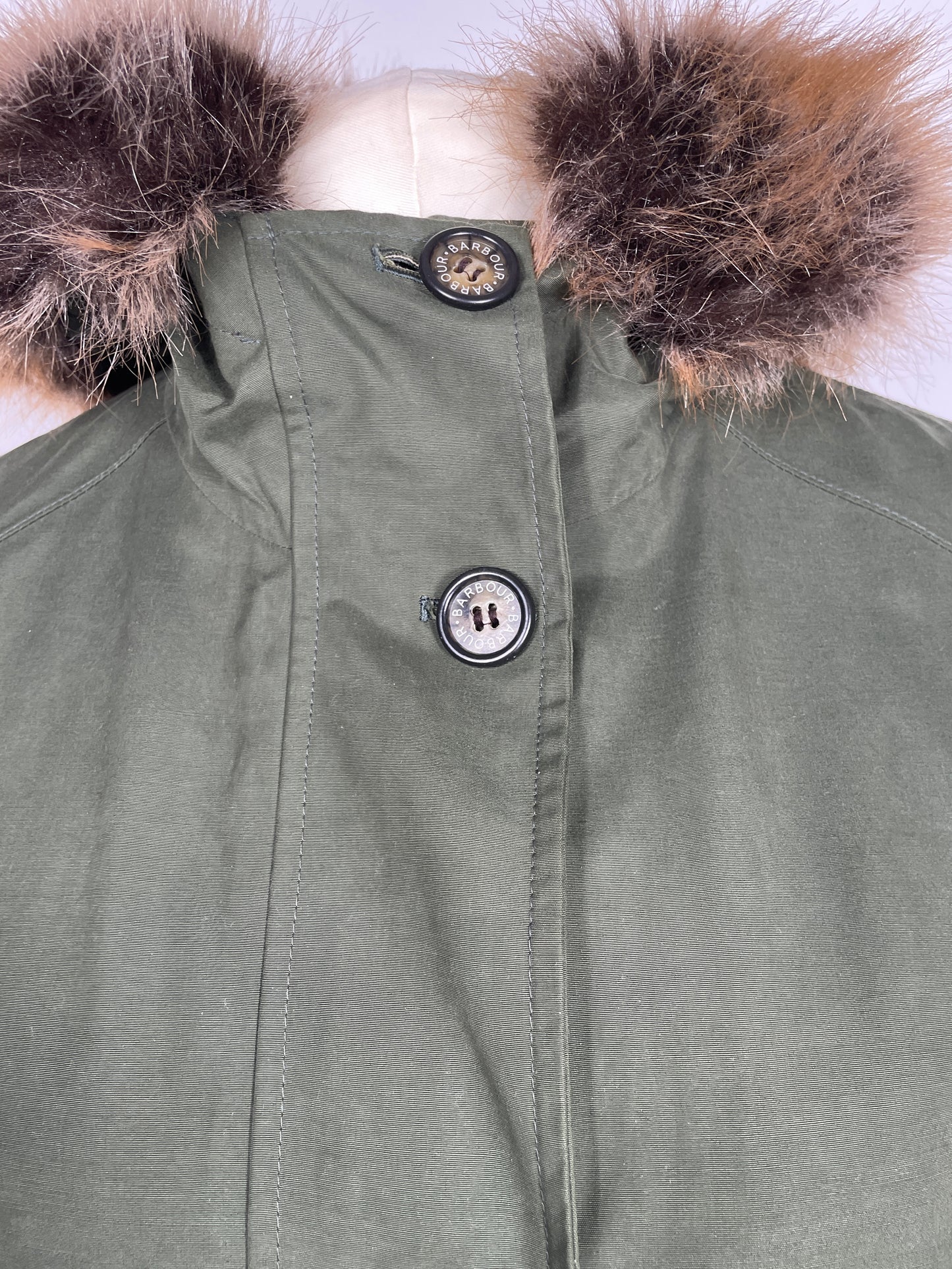 Barbour Waterproof Coat Size 12