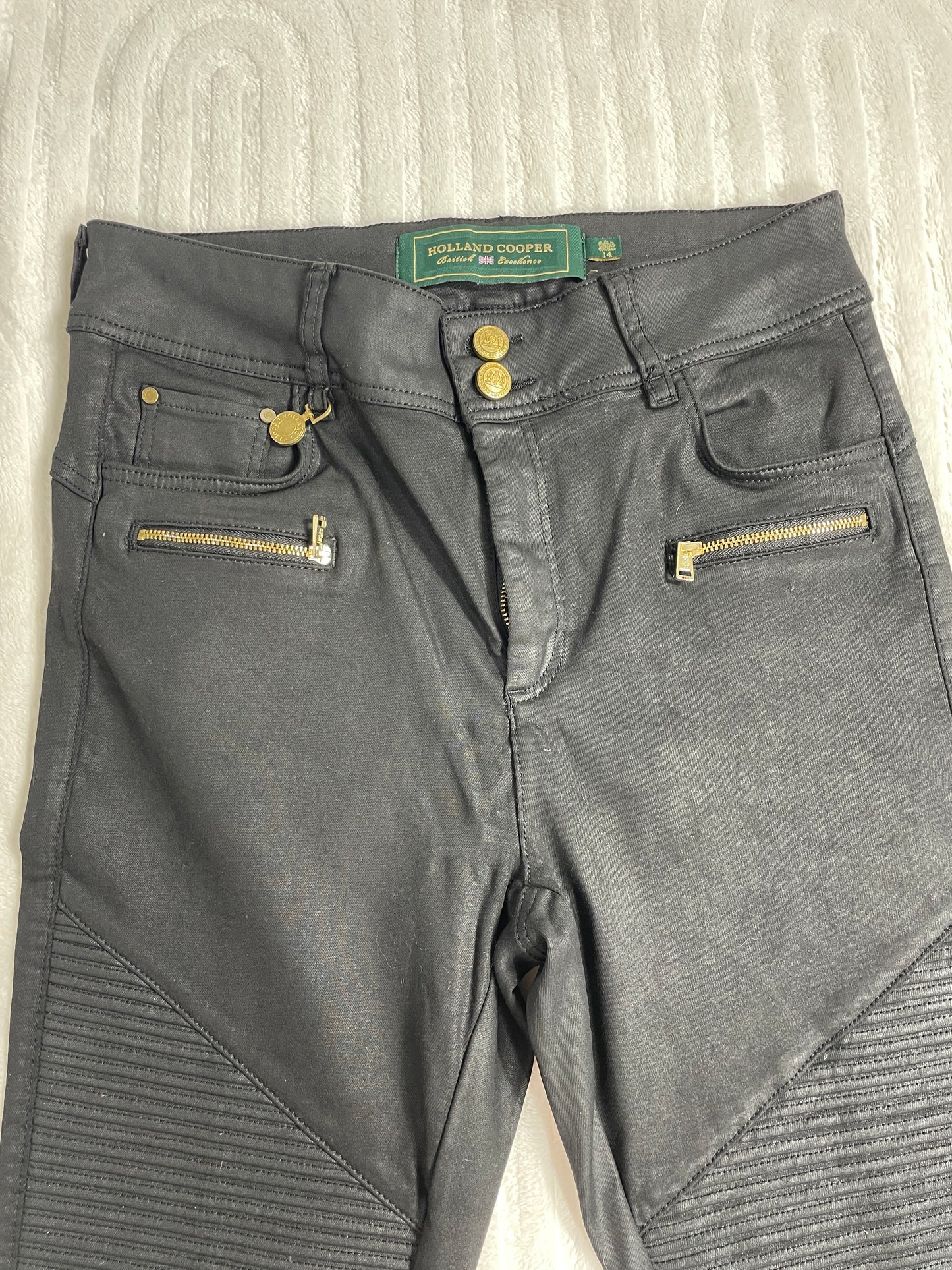 Holland Cooper Biker Jeans Size 14