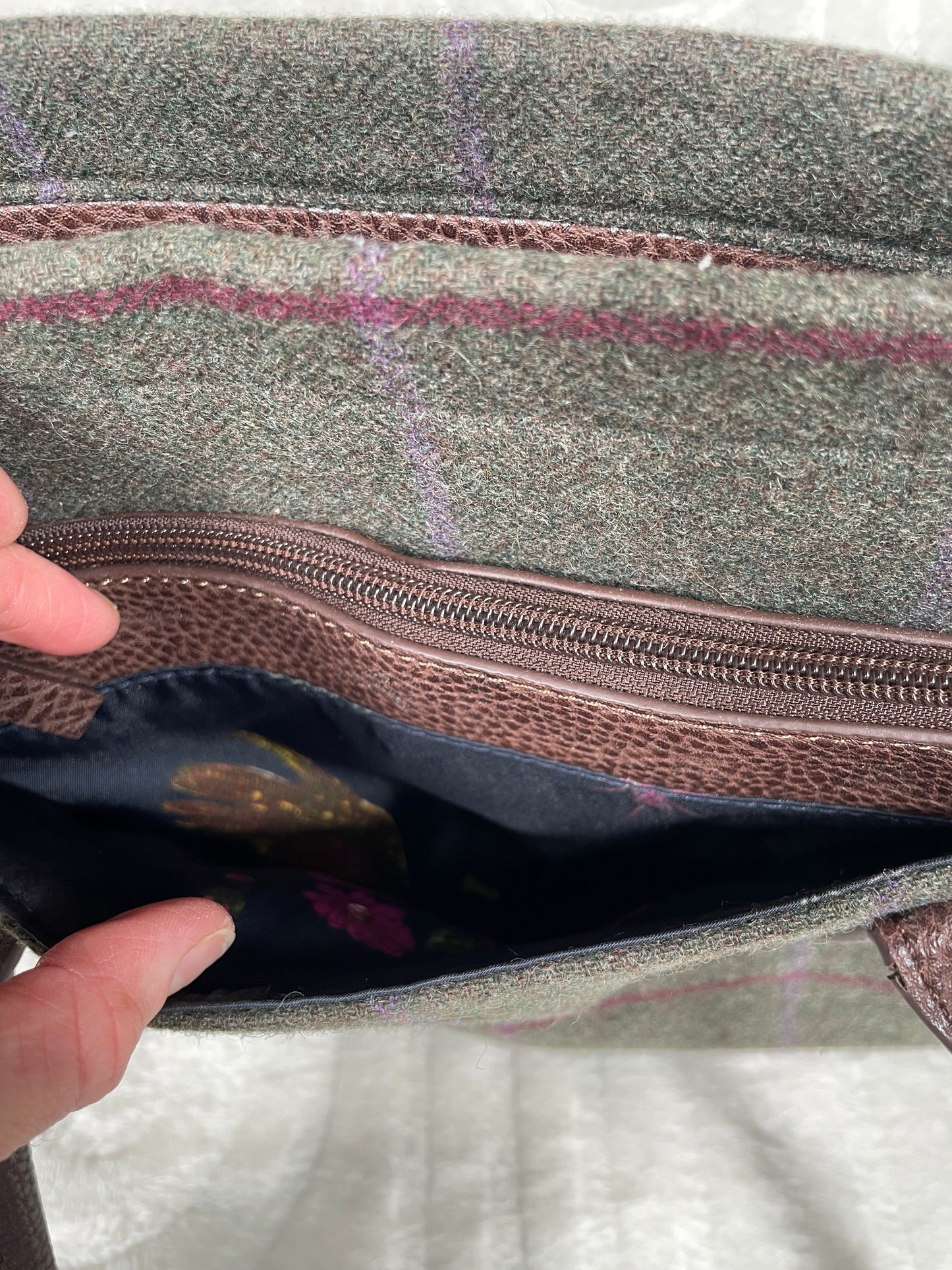 Joules Tweed Bag
