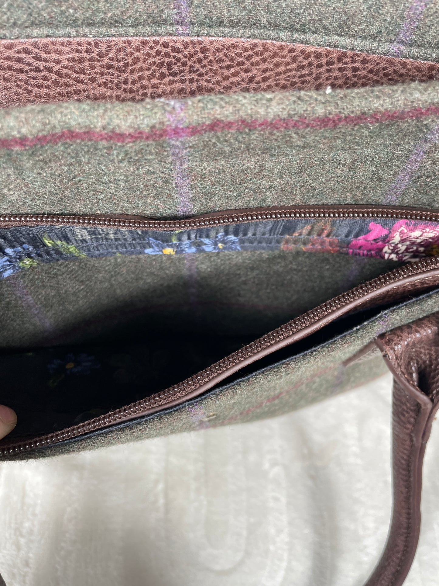 Joules Tweed Bag