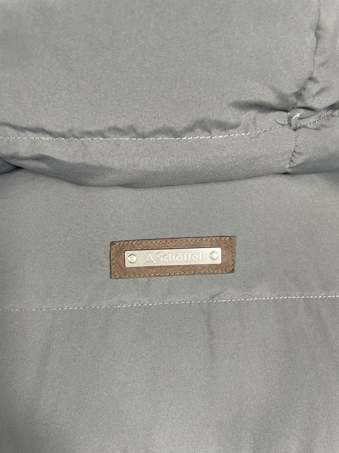 Schoffel Mayfair Down Coat Size 16 Gunmetal