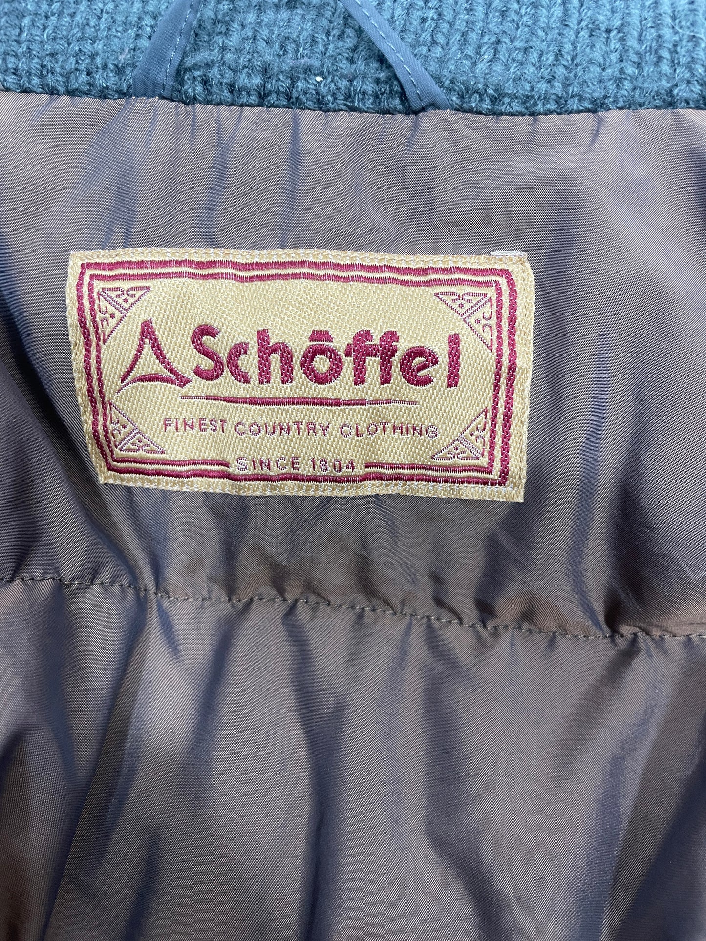 Schoffel Mayfair Down Coat Size 16 Gunmetal