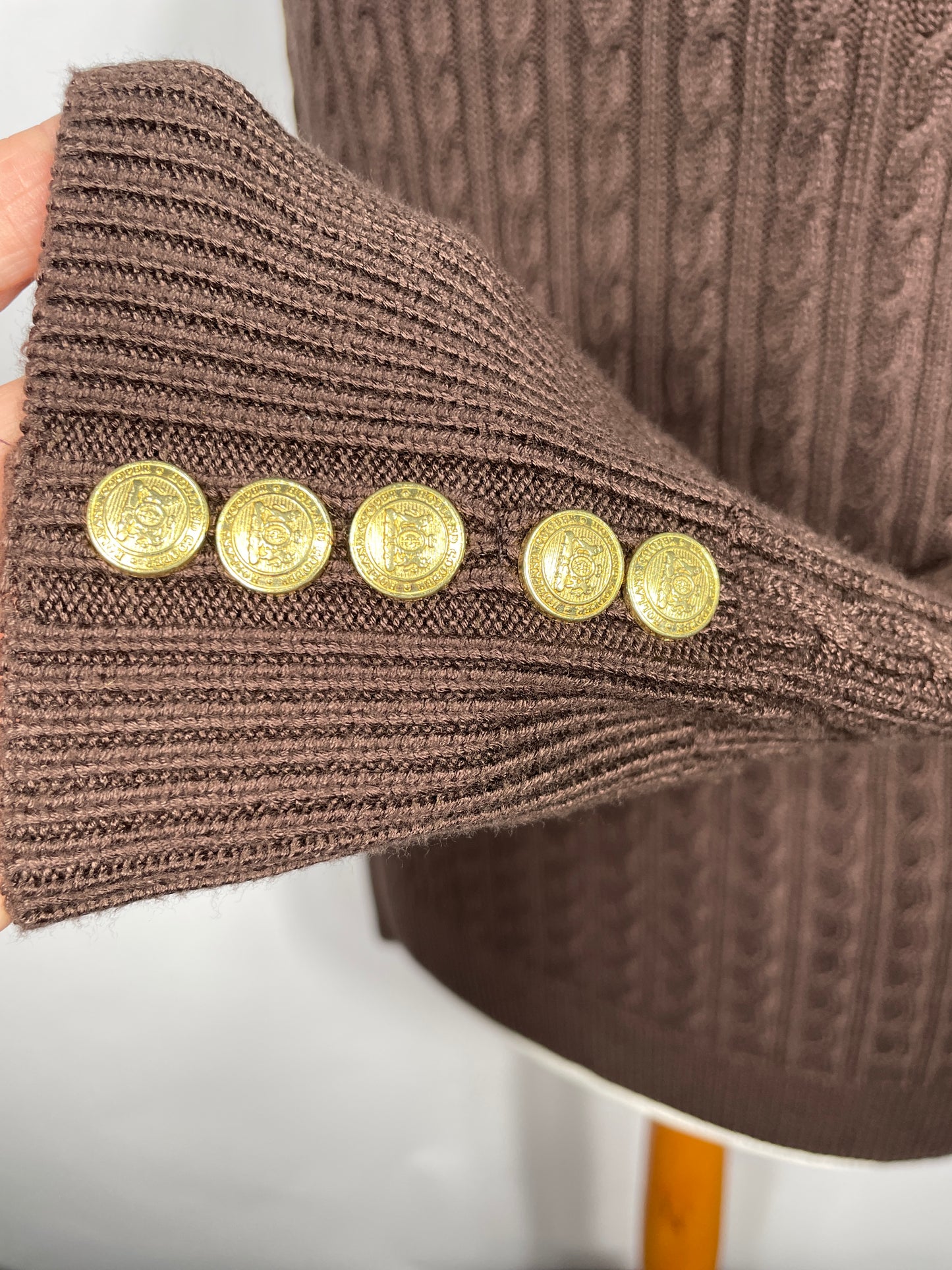 Holland Cooper Polo Neck Jumper Size L