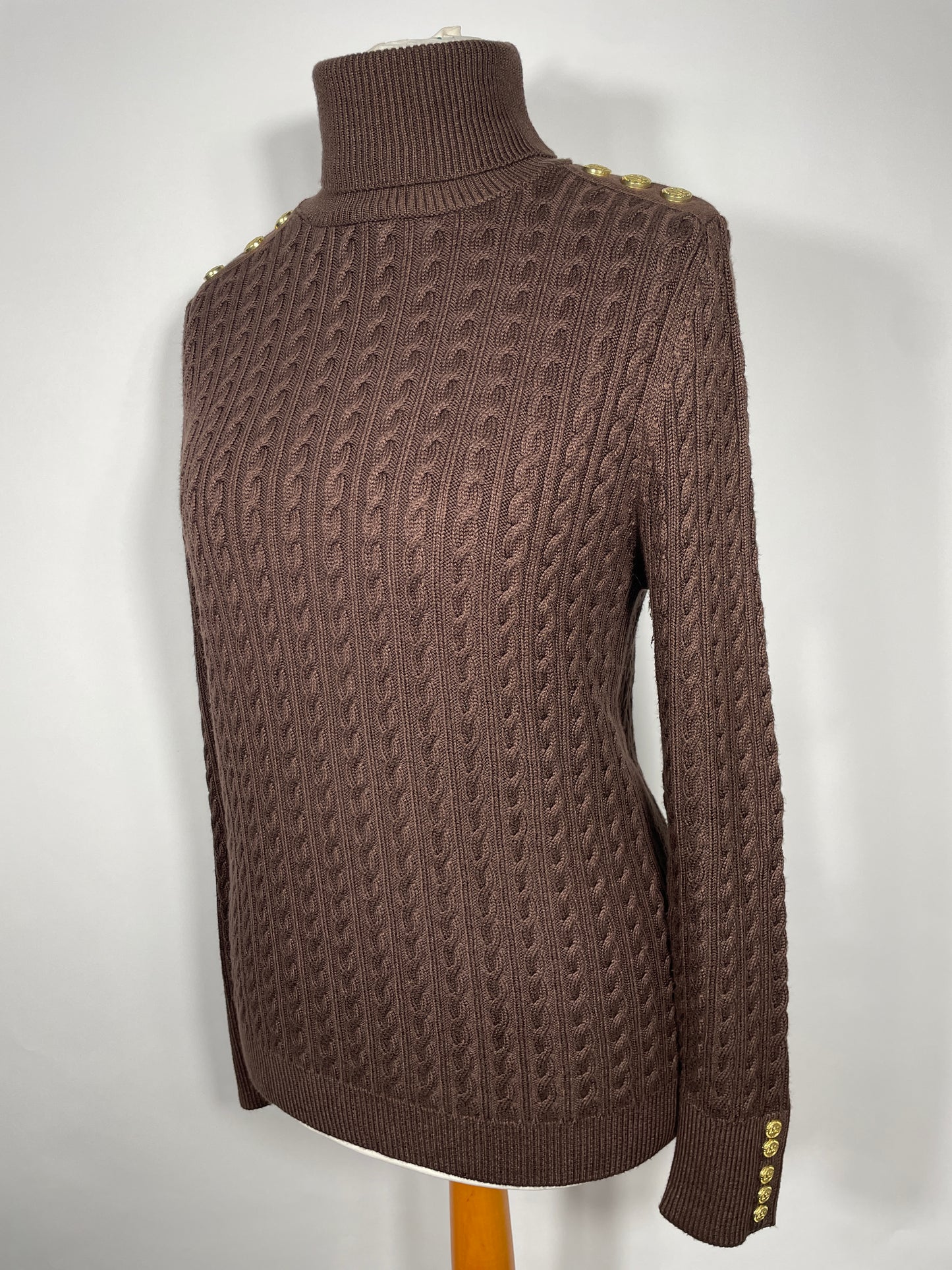 Holland Cooper Polo Neck Jumper Size L
