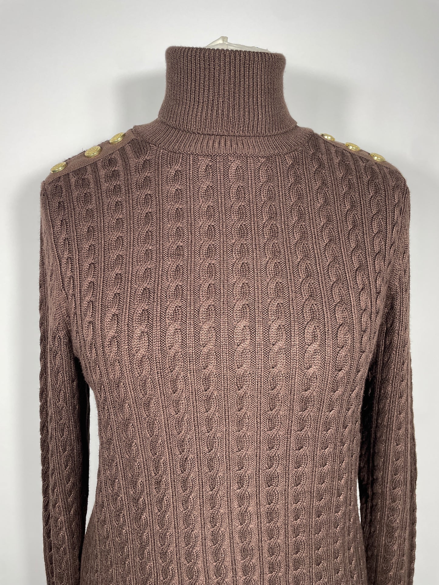 Holland Cooper Polo Neck Jumper Size L