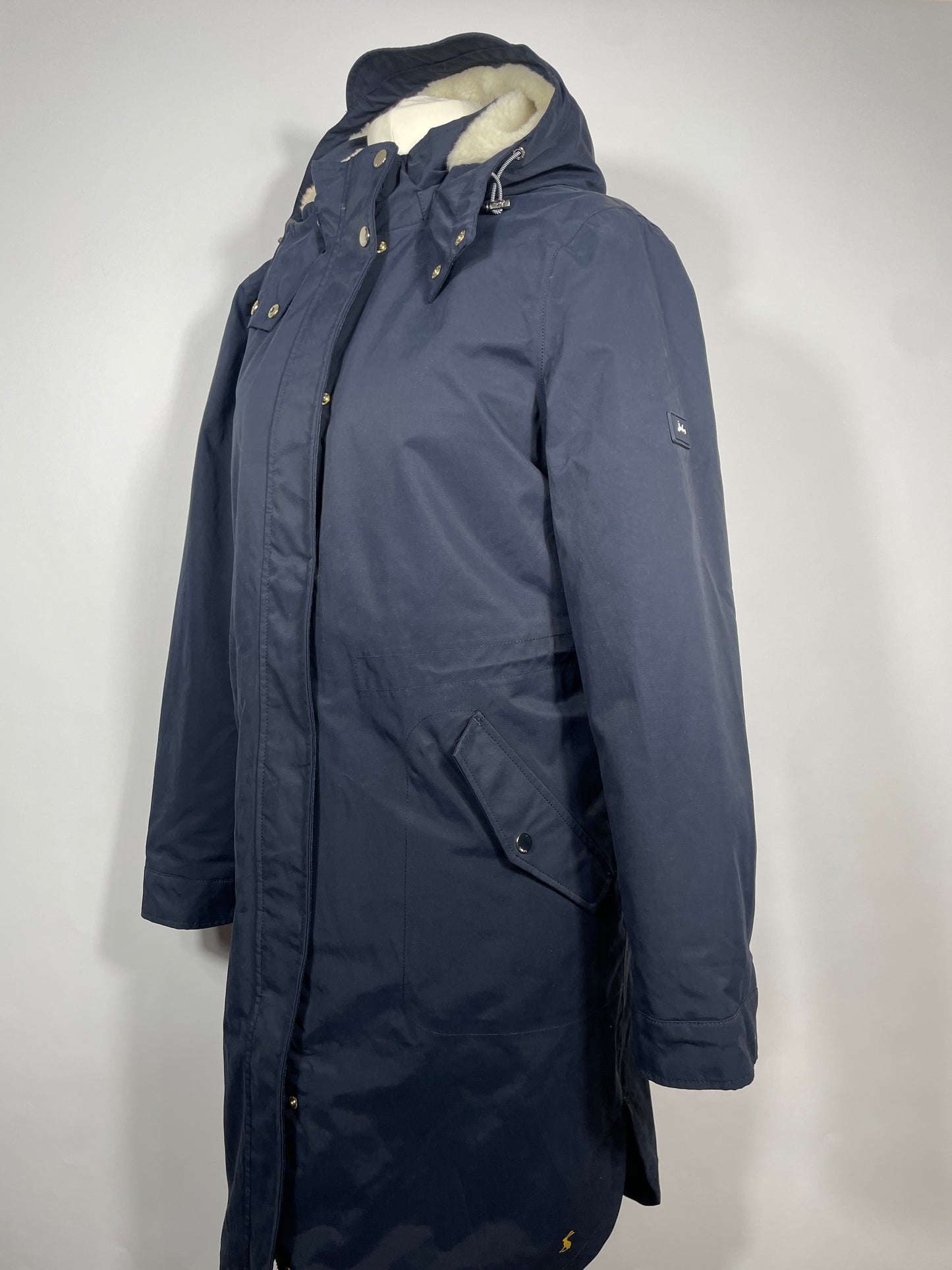 Joules Waterproof Long Coat Size 16