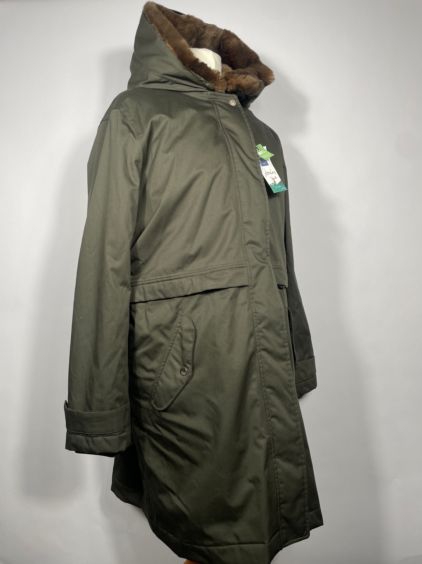 Joules Piper Waterproof Coat Size 18 NWT