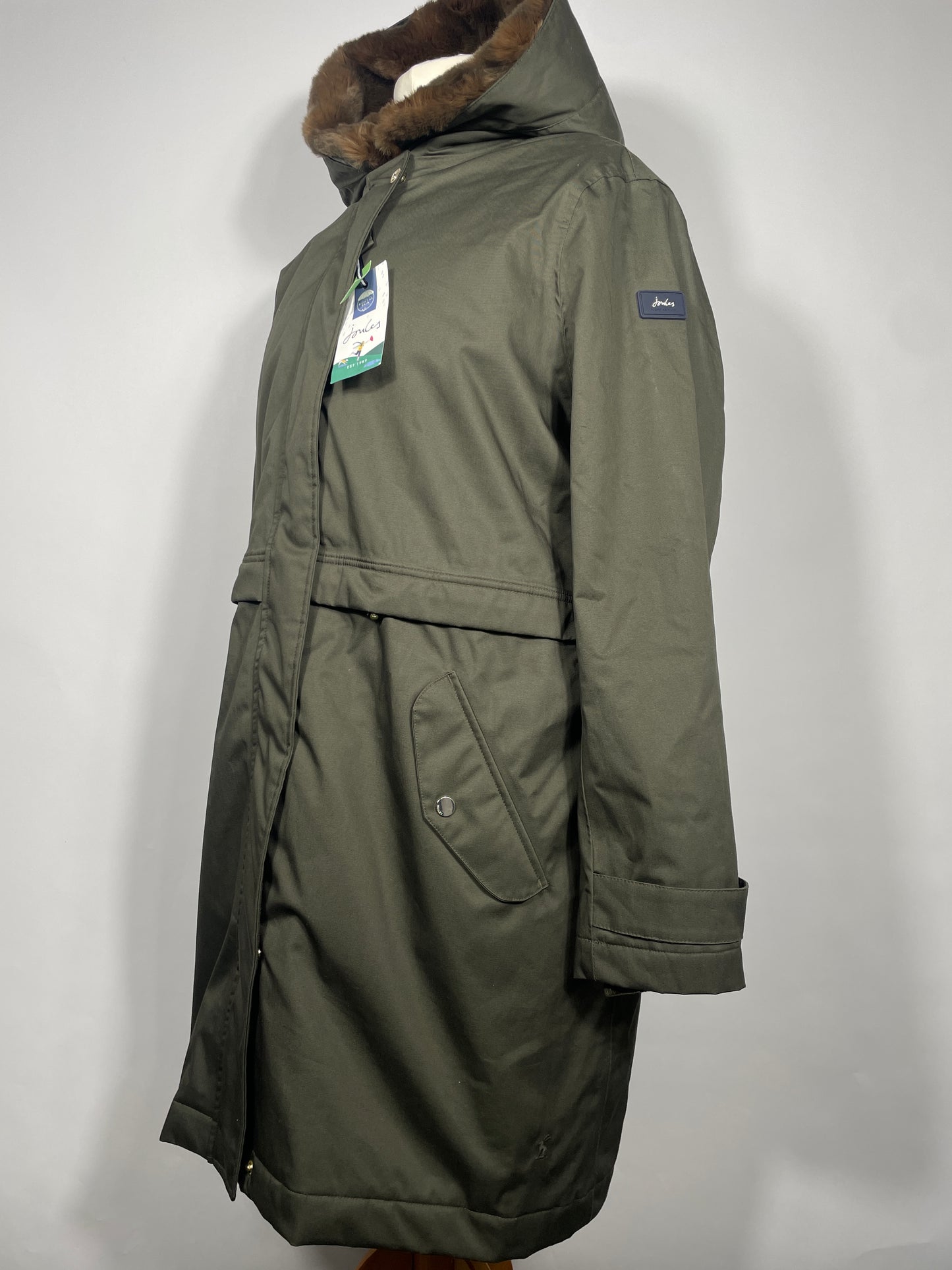 Joules Piper Waterproof Coat Size 18 NWT
