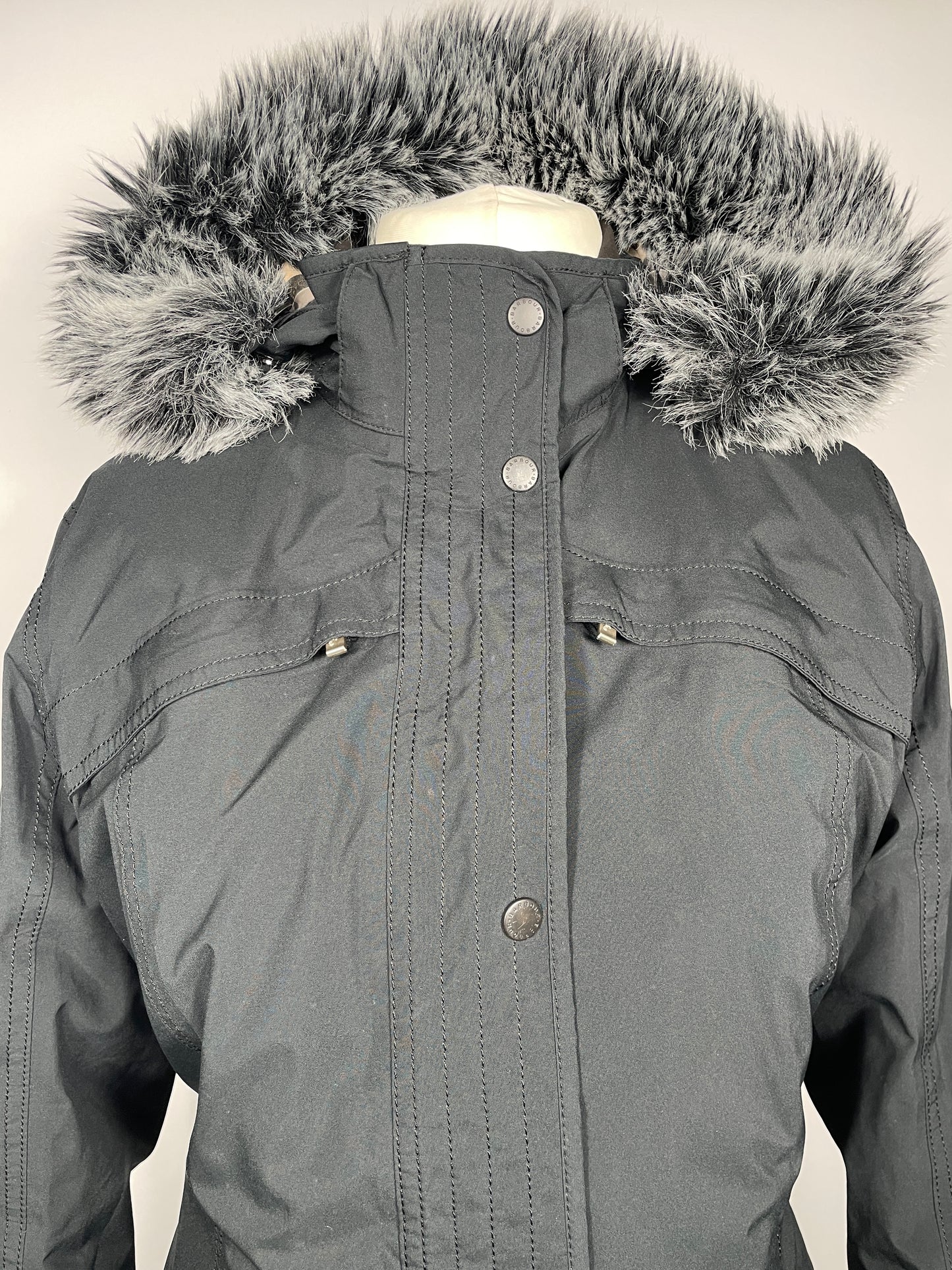 Barbour Waterproof Coat Size 16