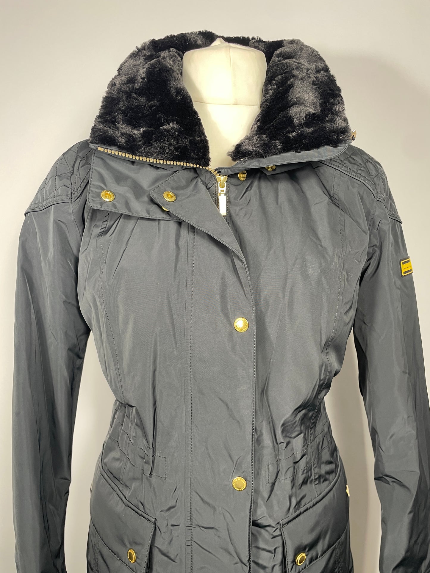 Barbour Waterproof Coat Size 16