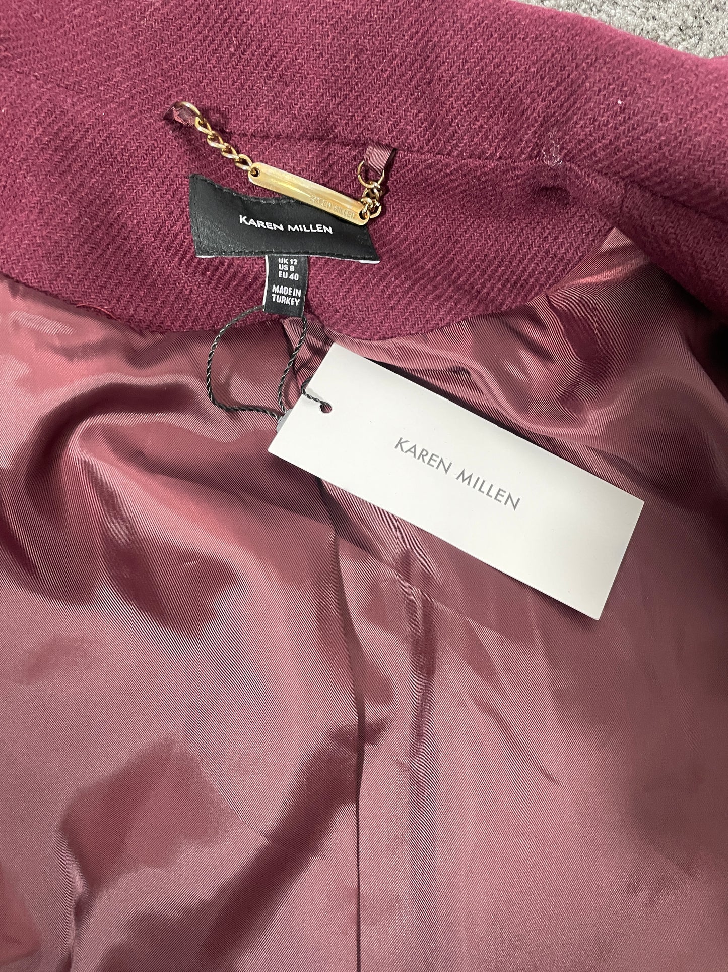 Karen Millen Funnel Neck Coat