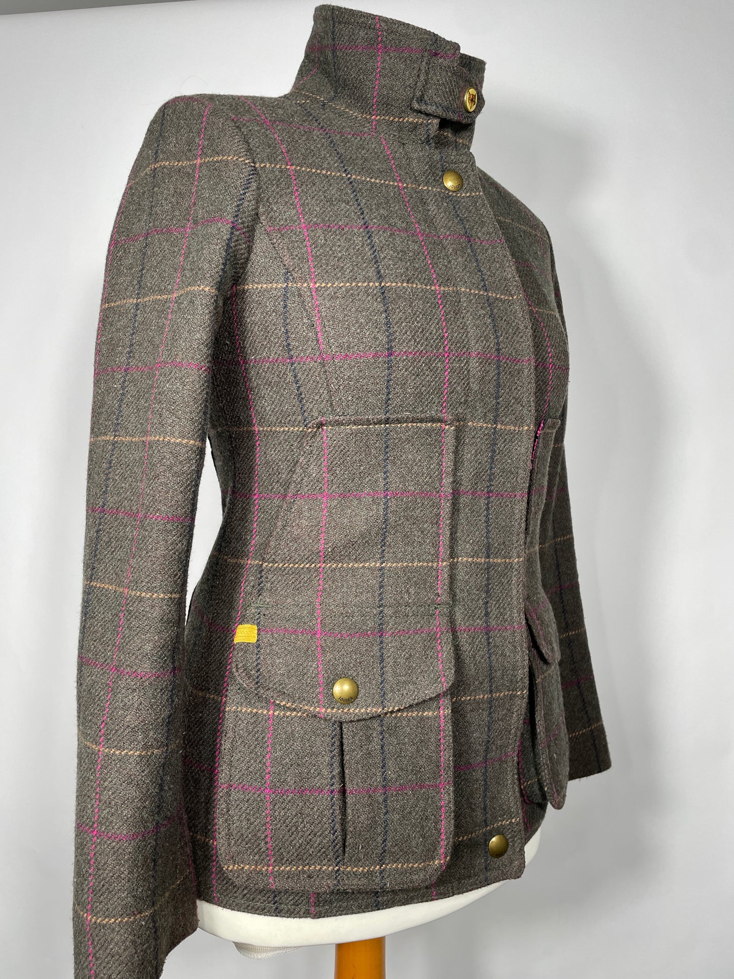 Joules Field Coat 'Heather Check Tweed'