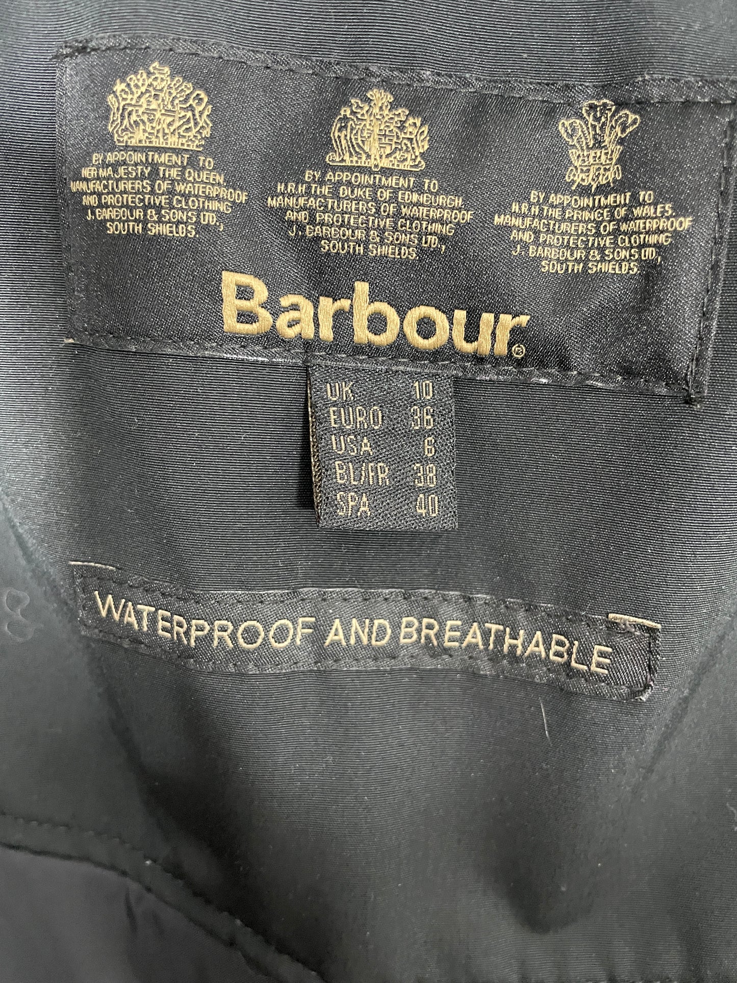 Barbour Waterproof Coat