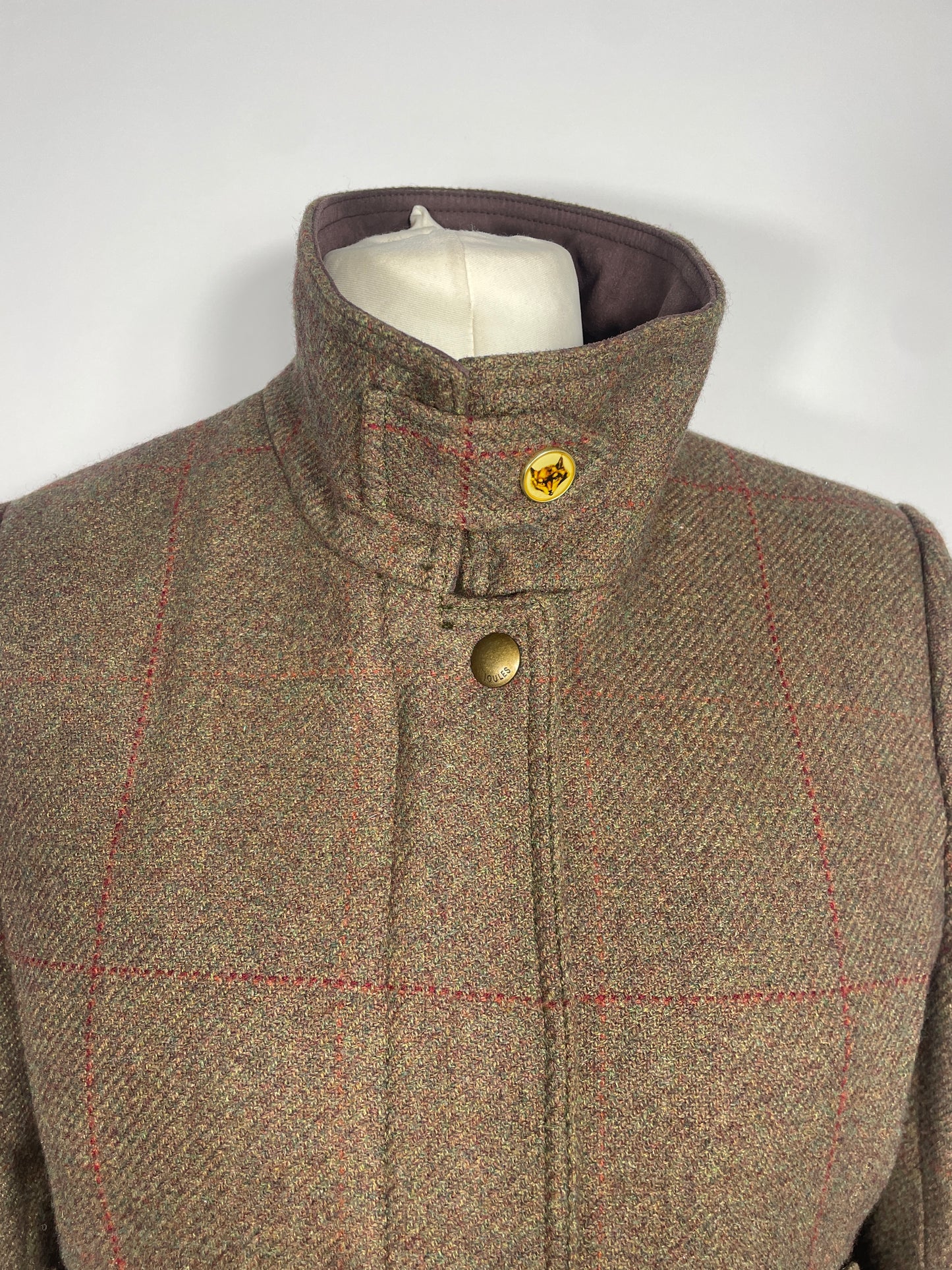 Joules Field Coat 'Green Tweed'