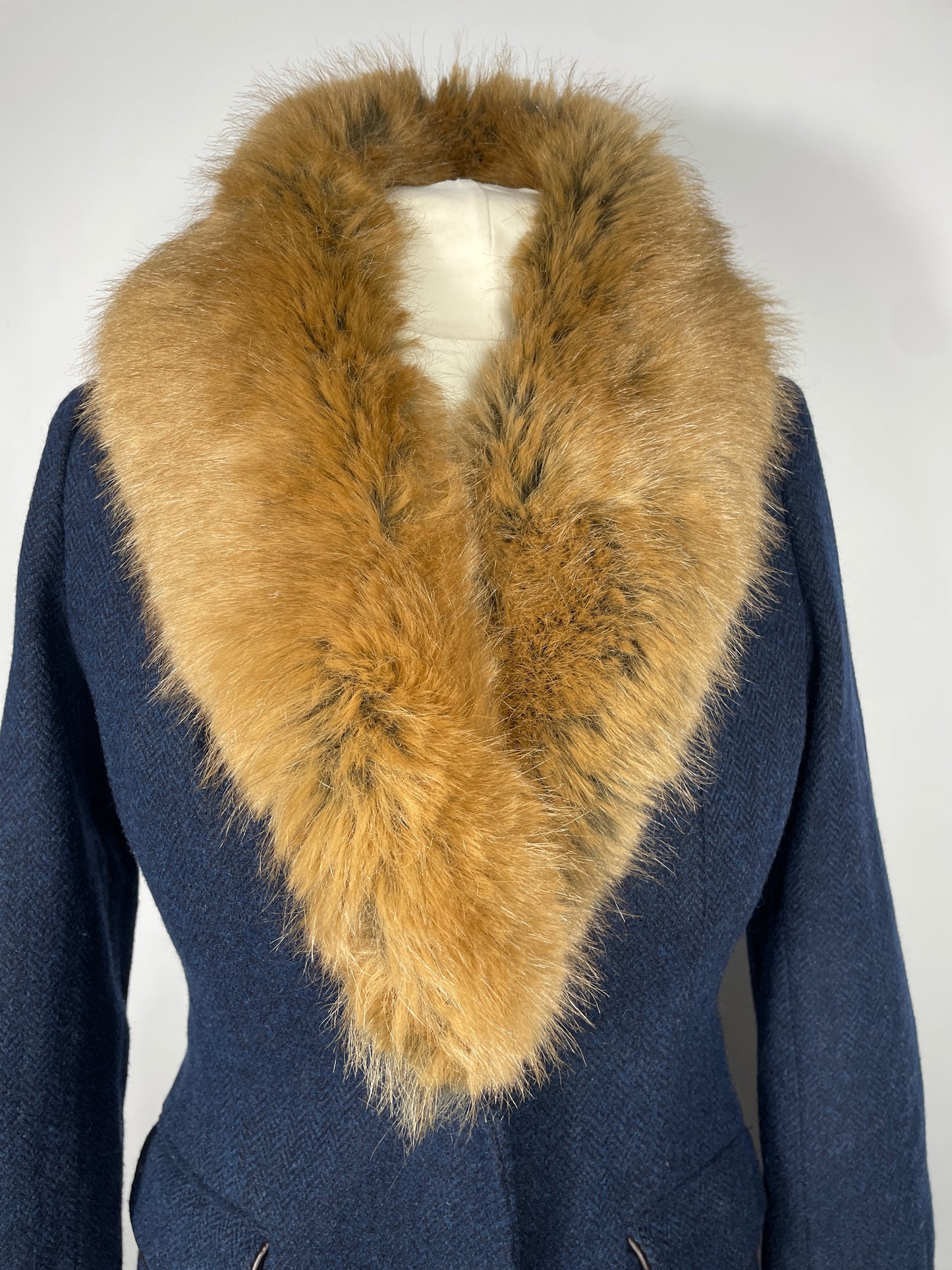 Joules Langley Coat 'Navy Tweed'