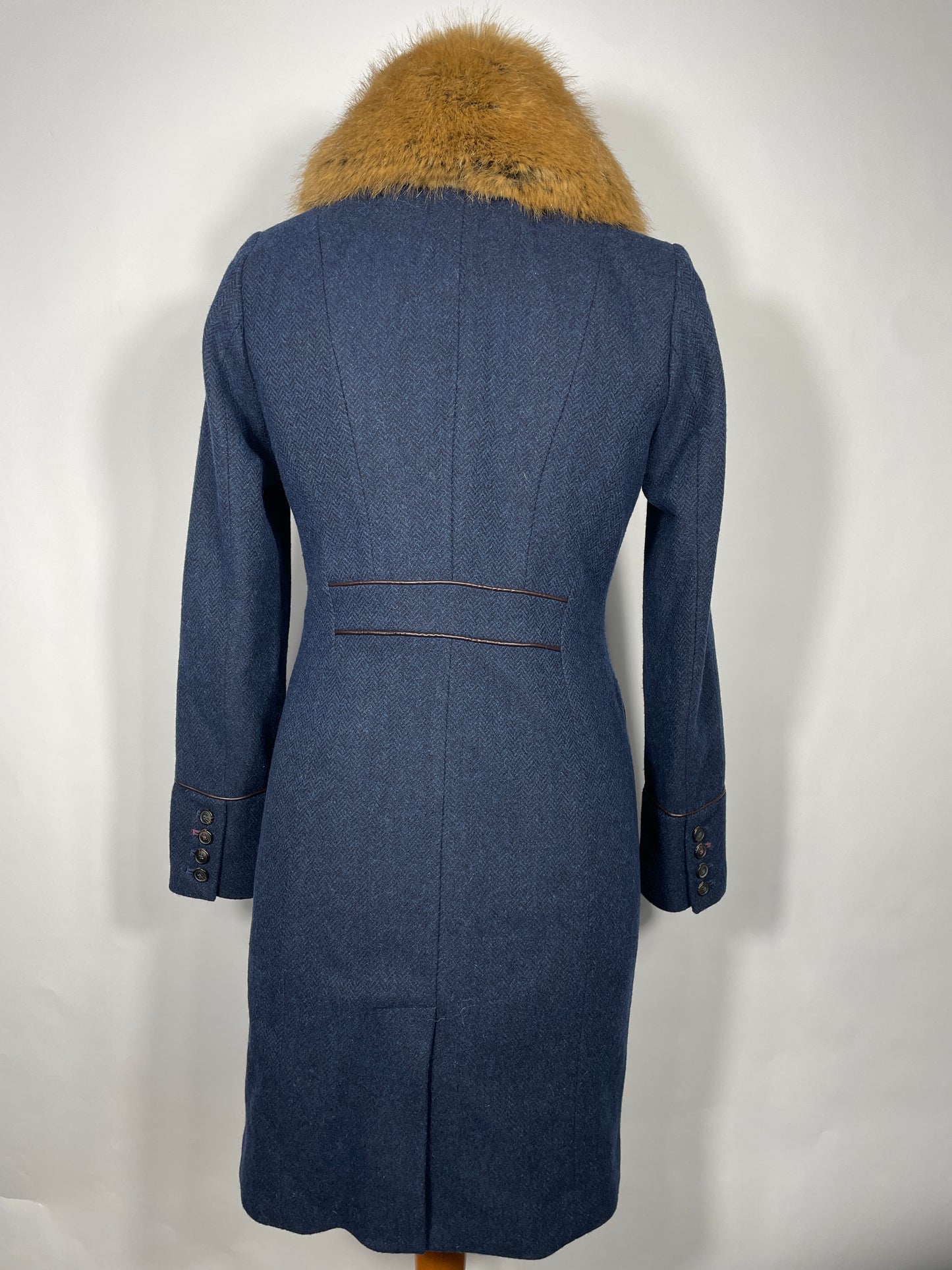 Joules Langley Coat 'Navy Tweed'