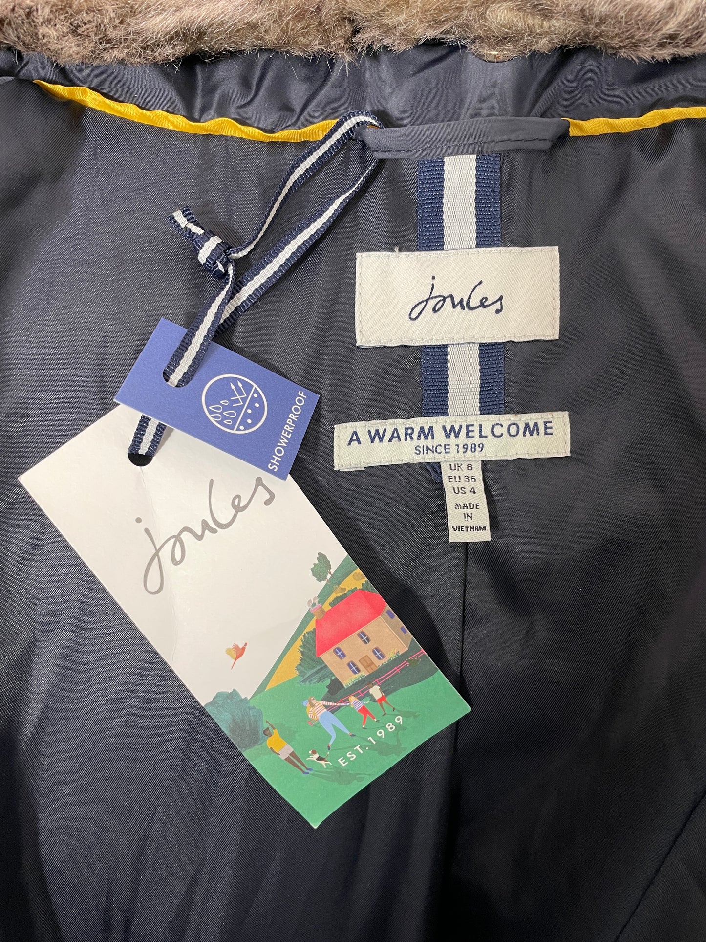 Joules Gosway Coat NWT Size 8