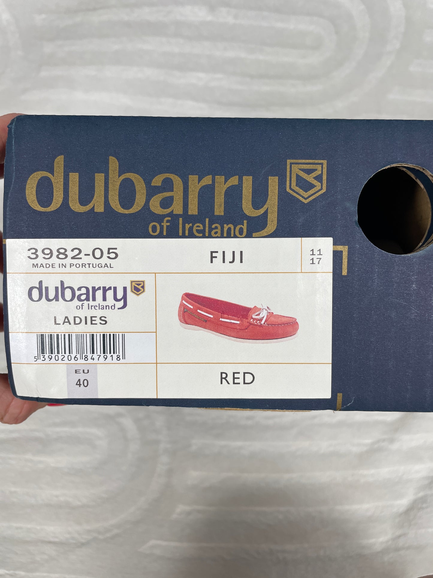 Dubarry Fiji Deck Shoe Size 7 (40) New In Box
