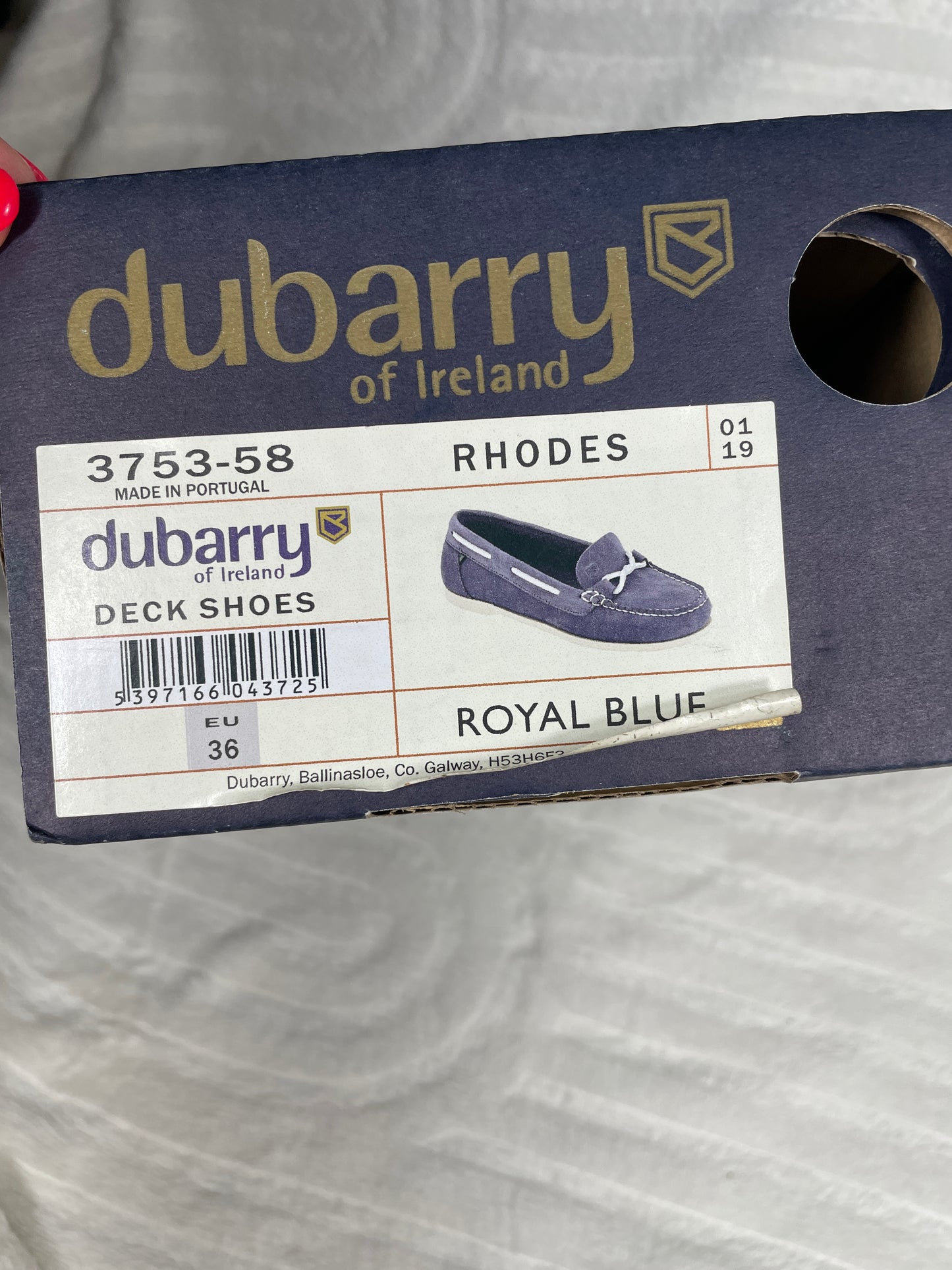 Dubarry Deck Shoes Size 3 (36) NWT