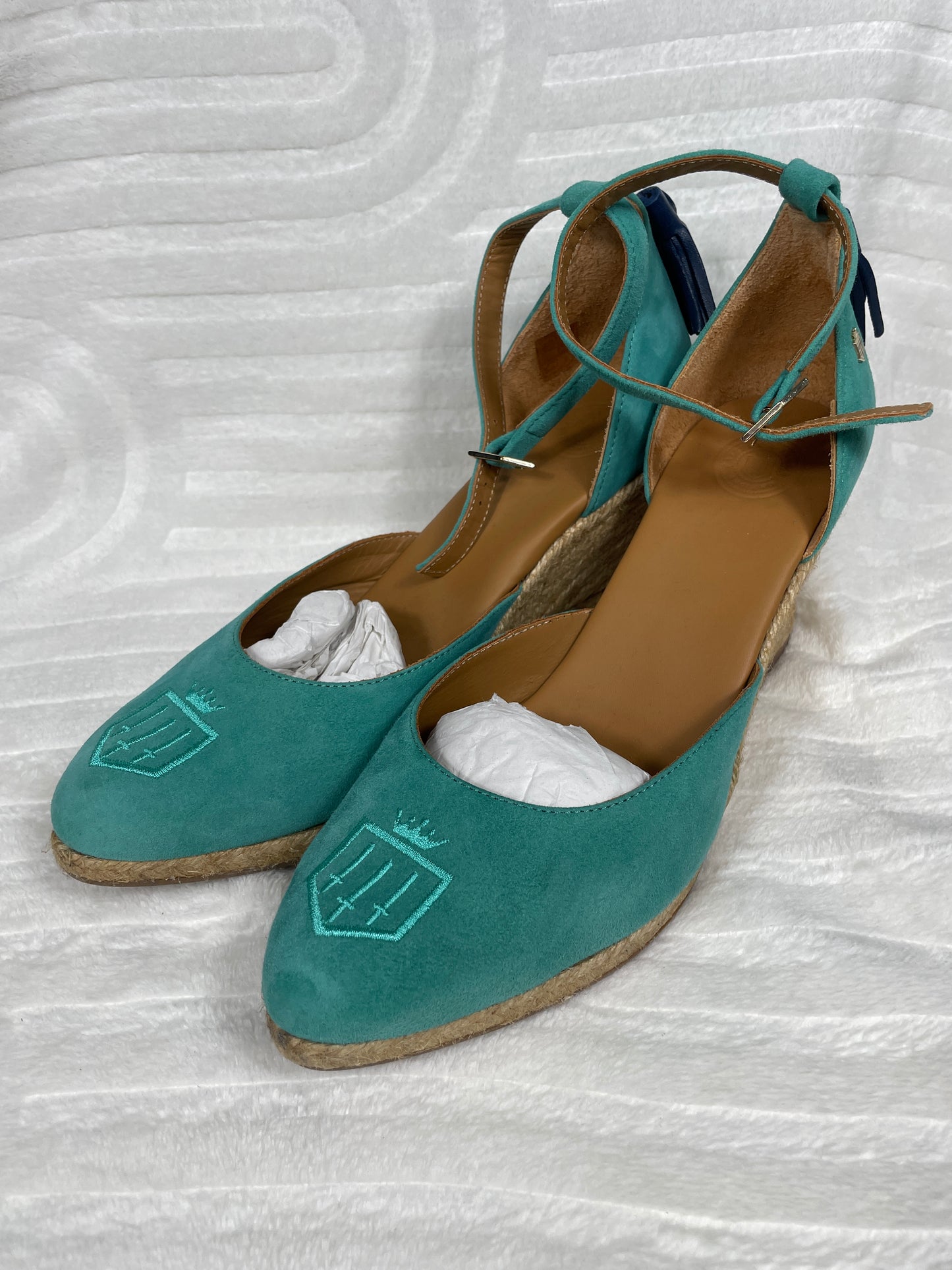 Fairfax & Favor Monaco Wedges Size 7.5