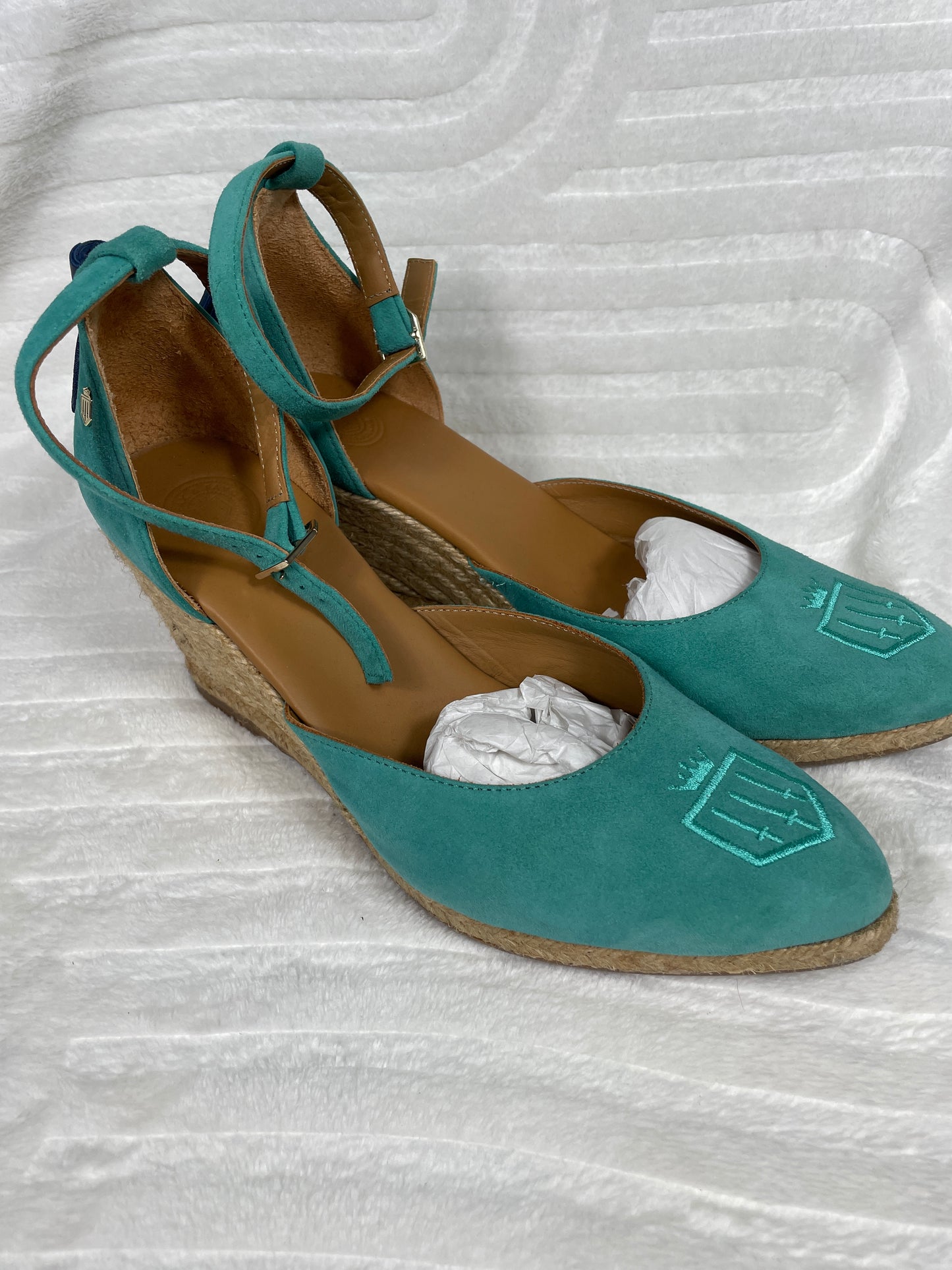 Fairfax & Favor Monaco Wedges Size 7.5