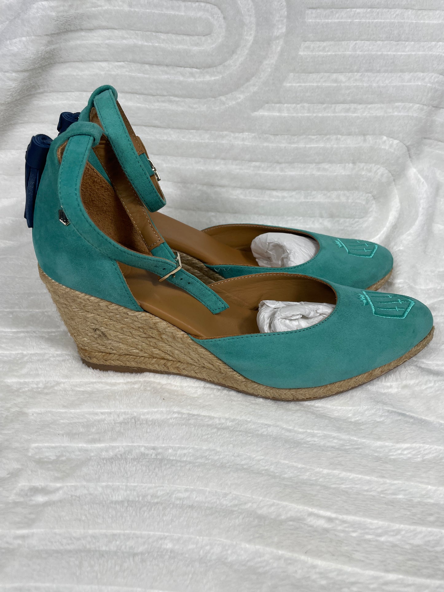 Fairfax & Favor Monaco Wedges Size 7.5