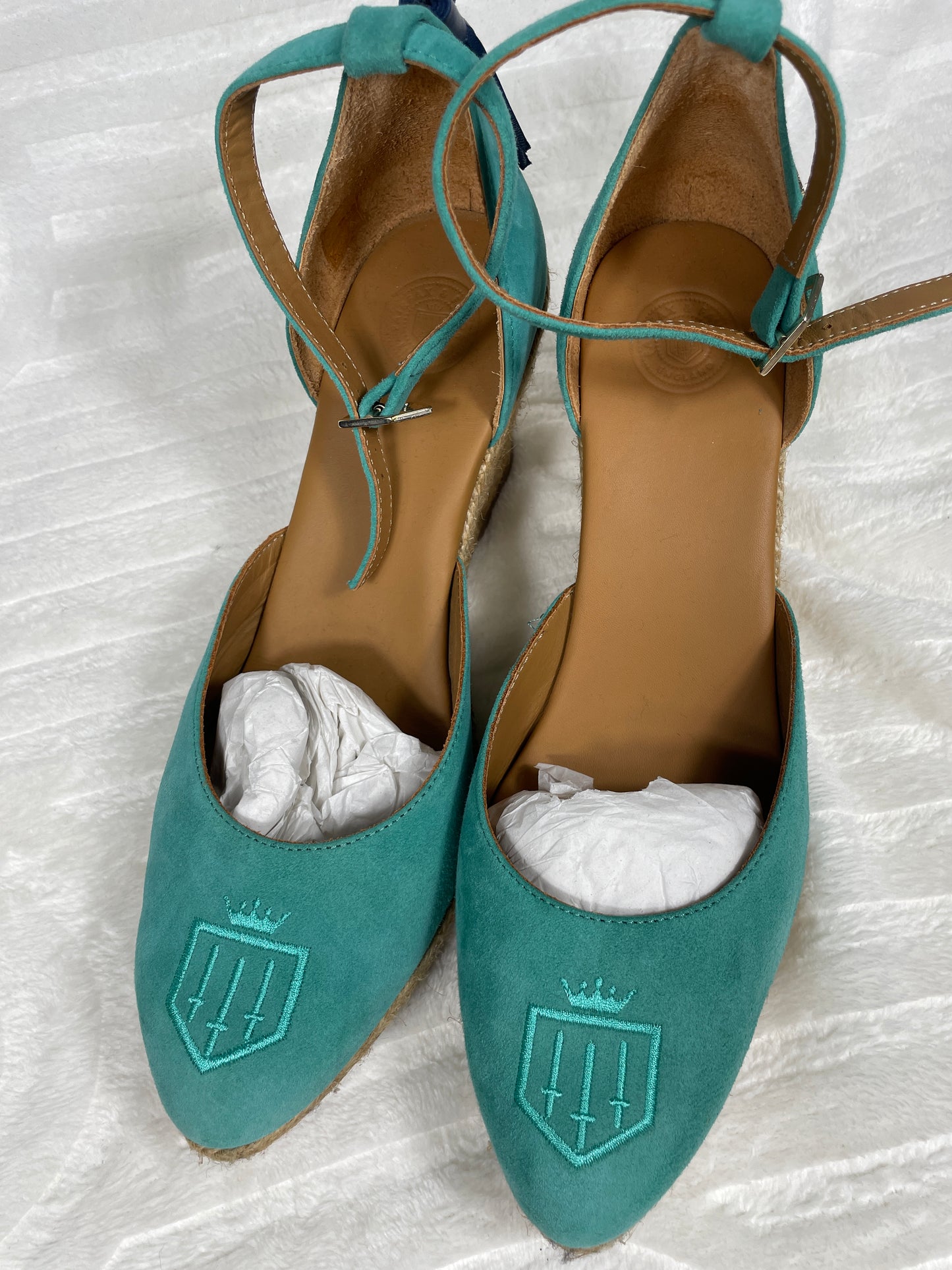 Fairfax & Favor Monaco Wedges Size 7.5