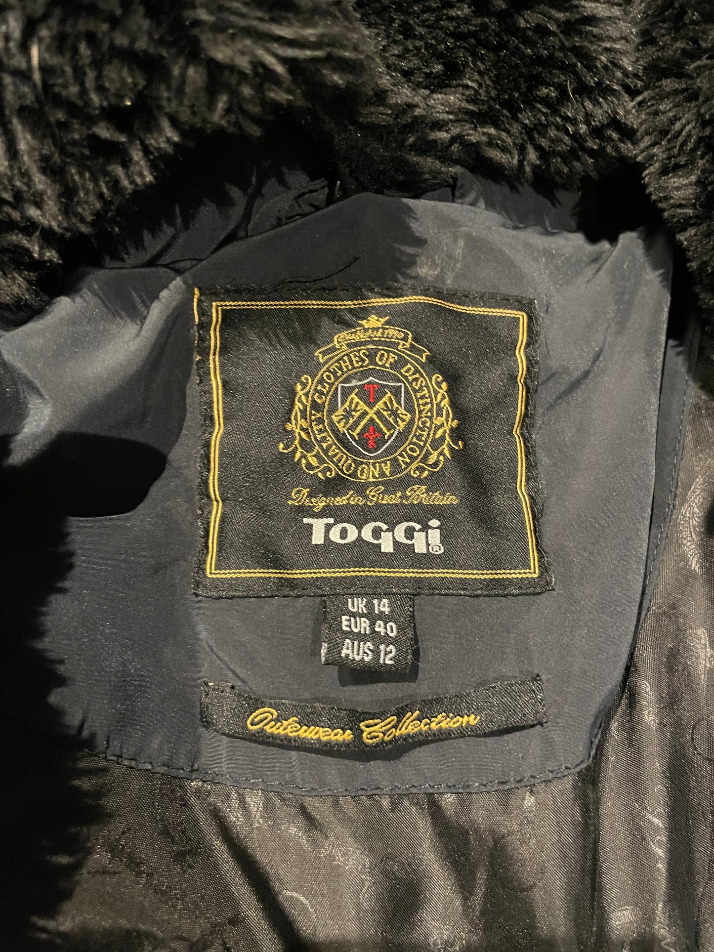 Toggi Puffer Coat Size 14